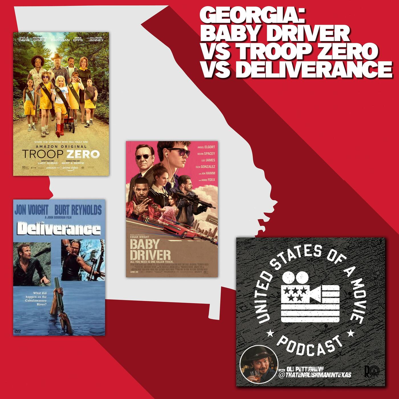 Georgia: Baby Driver vs Troop Zero vs Deliverance episode artwork