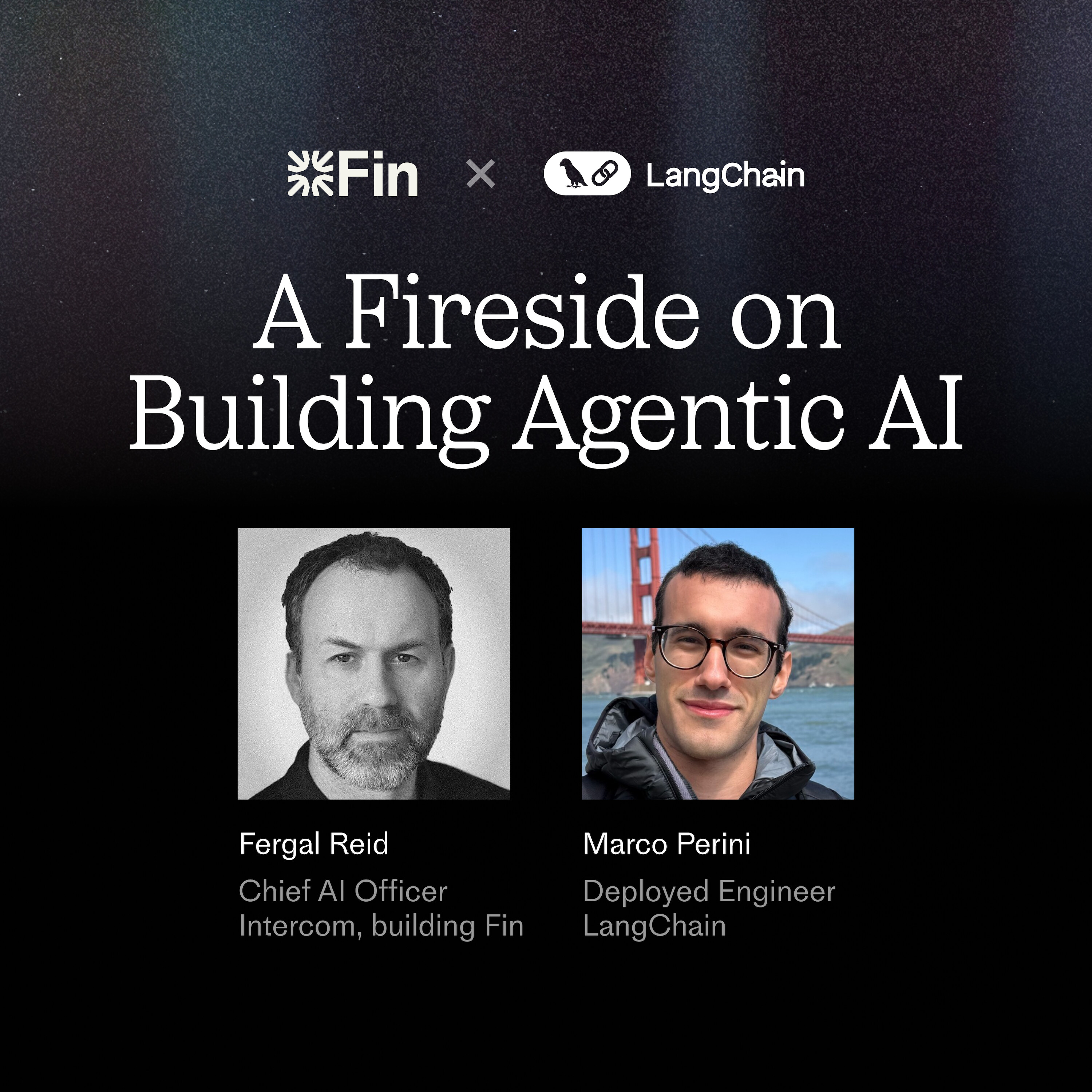 Fin x Langchain meetup: A Fireside on Building Agentic AI episode artwork