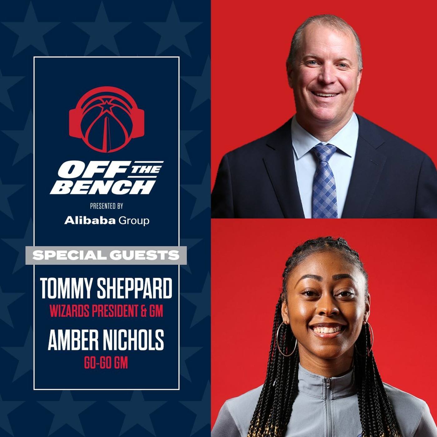 Episode 8: Wizards President & GM Tommy Sheppard and Go-Go GM Amber Nichols episode artwork