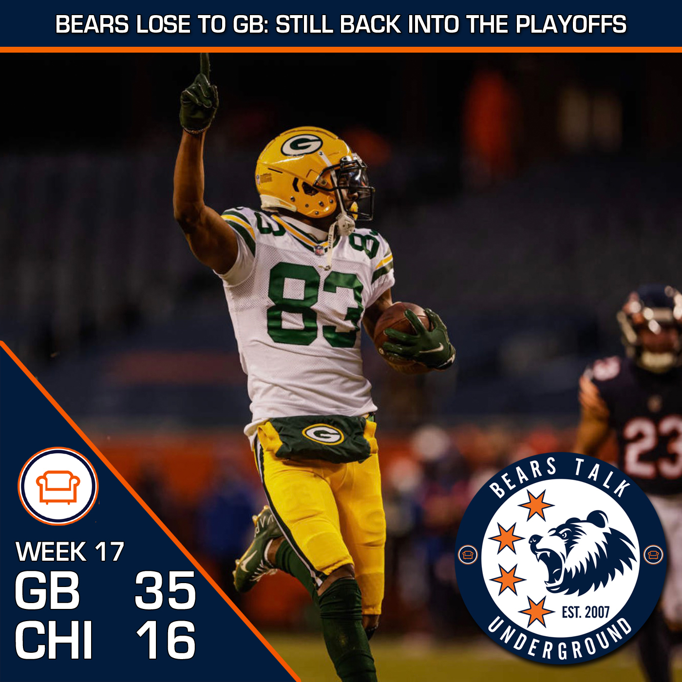 Week Seventeen Review - Bears Lose to GB, But Back Into Postseaso episode artwork