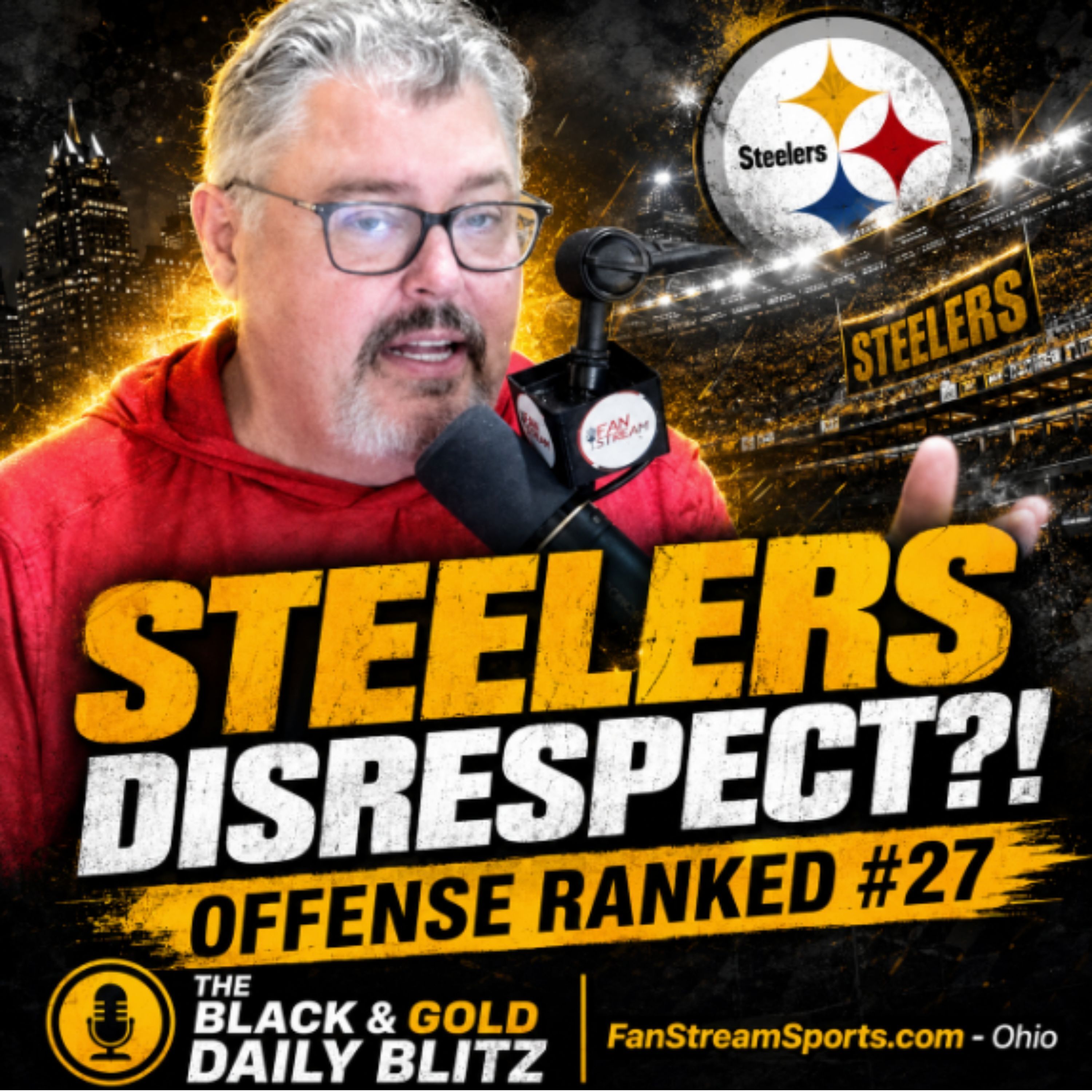 STEELERS DISRESPECTED AGAIN?! Pittsburgh’s Offense Ranked 27th episode artwork