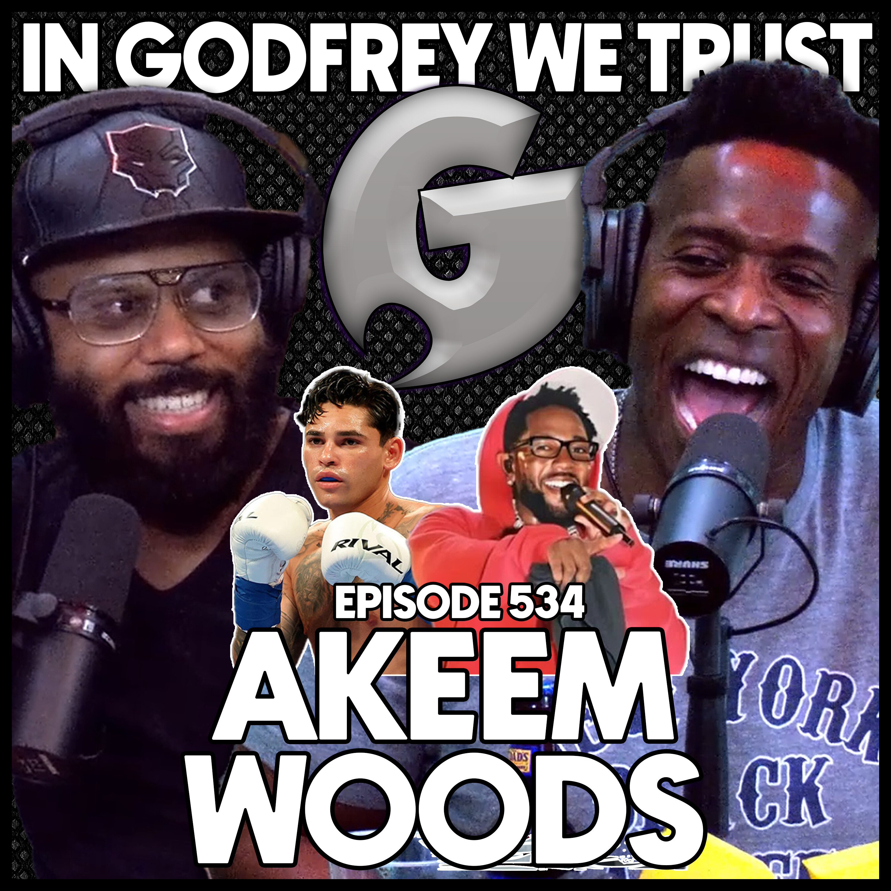 534. Ryan Garcia Tries Stand Up/ All-Time Rap Beefs | Akeem Woods