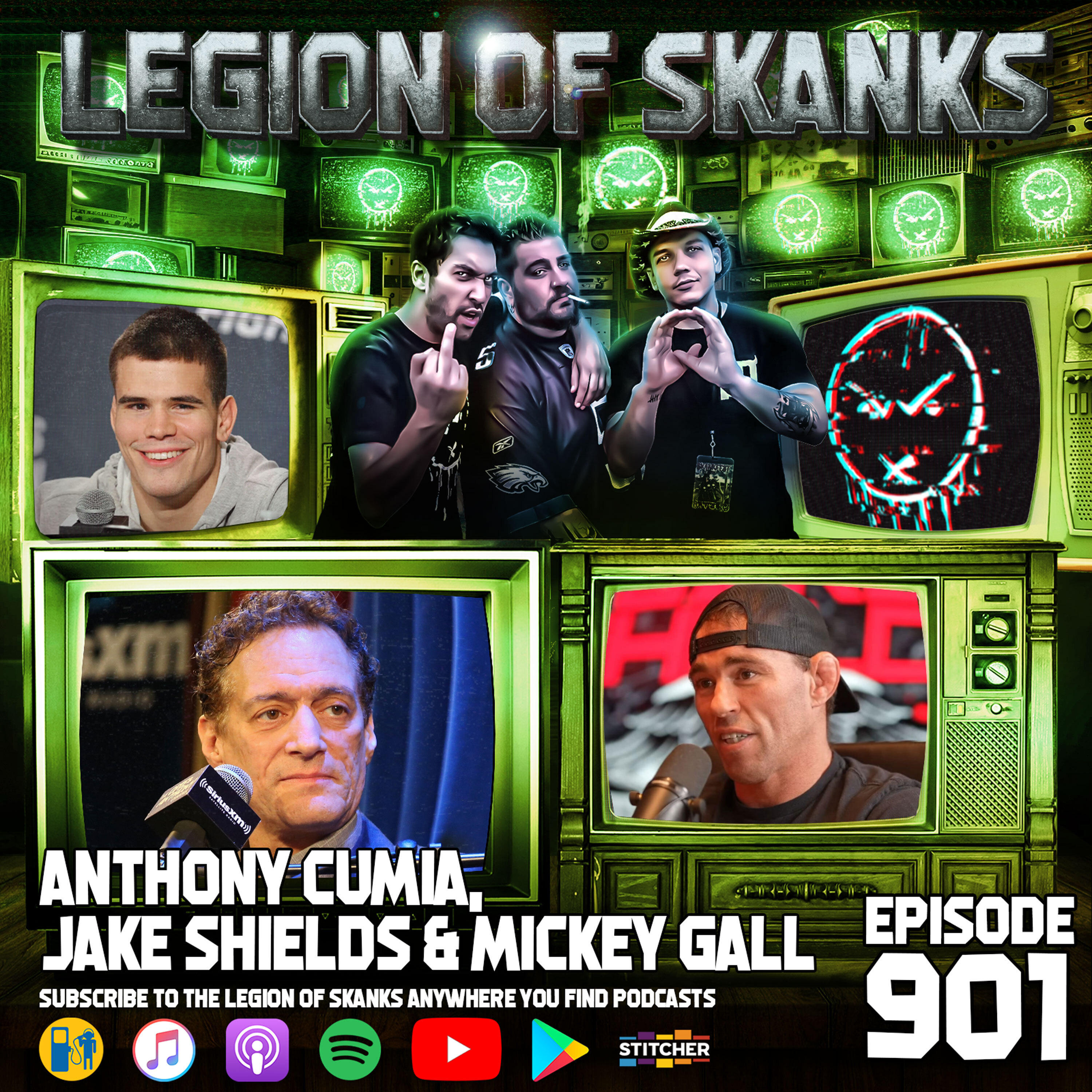 Anthony Cumia, Jake Shields, & Mickey Gall - What's In The Barrel - Episode 901