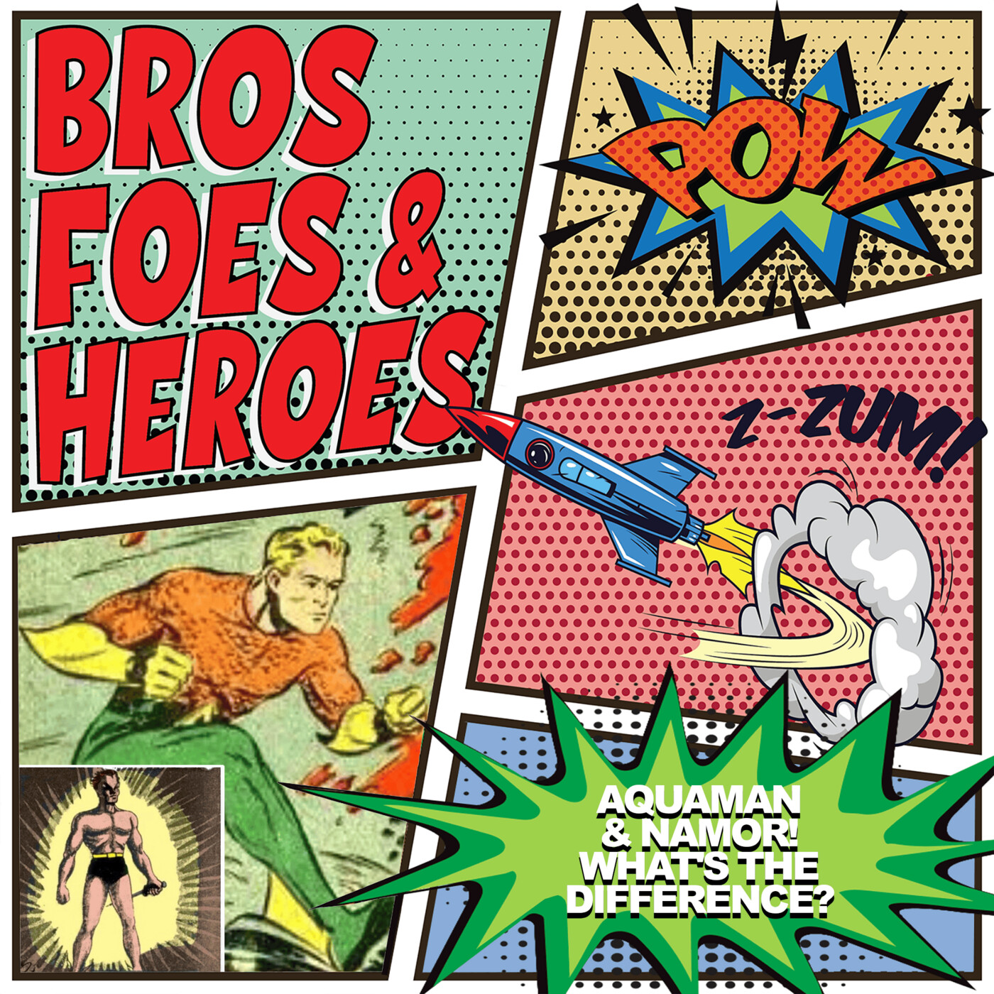 Aquaman and Namor! What's the difference?