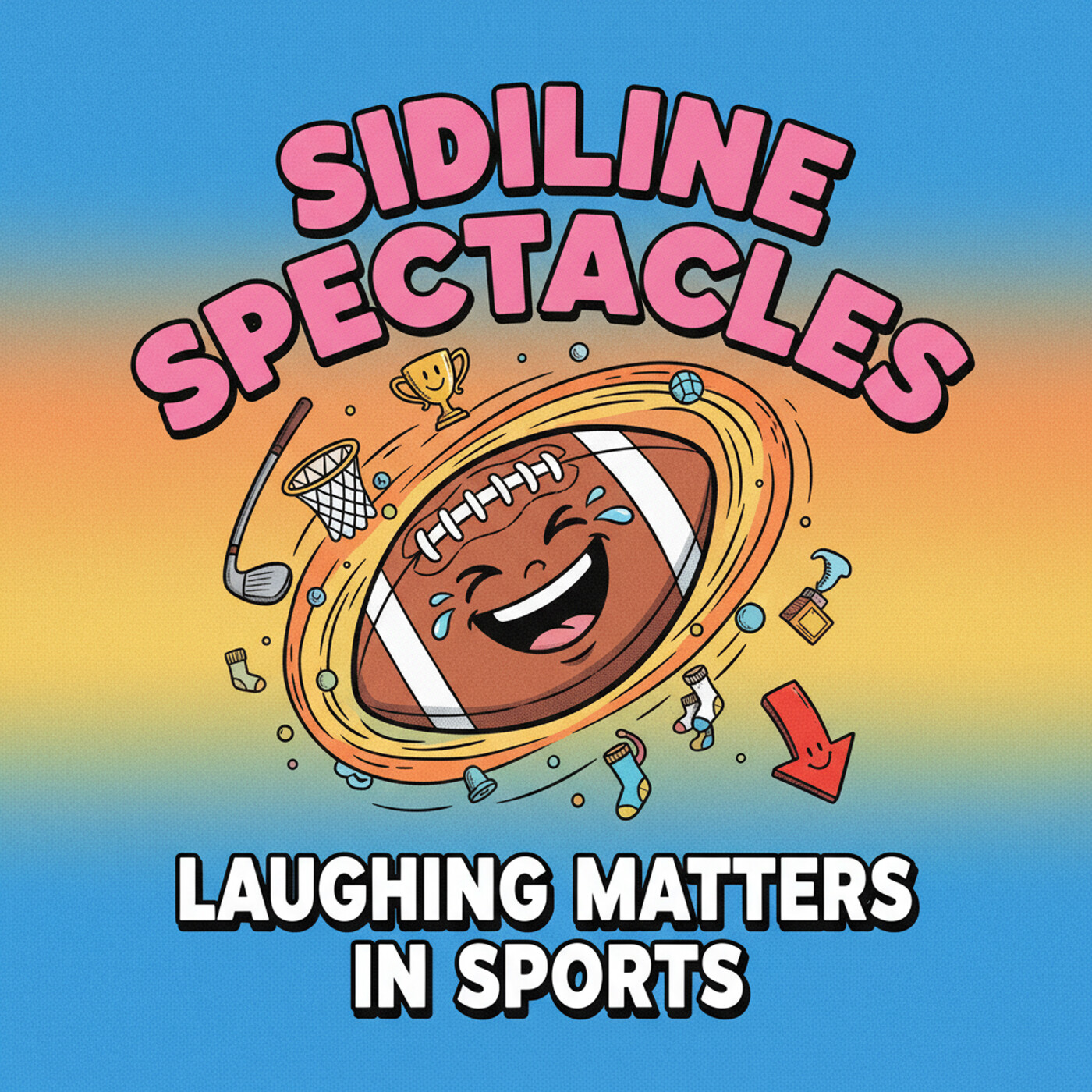 Sideline Spectacles Laughing Matters in Sports cover art