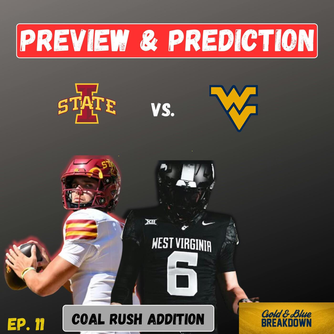 Ep. 11: Gold & Blue Breakdown | West Virginia vs. Iowa State Preview & Prediction episode artwork