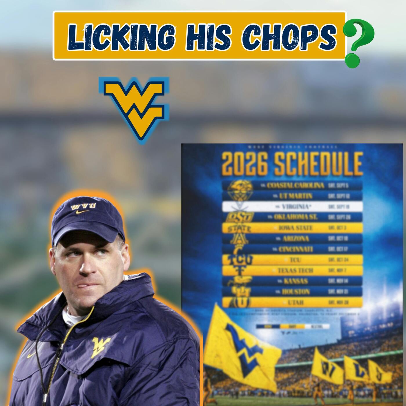 BRUTAL or BREEZY? Rating WVU's 2026 Football Schedule episode artwork