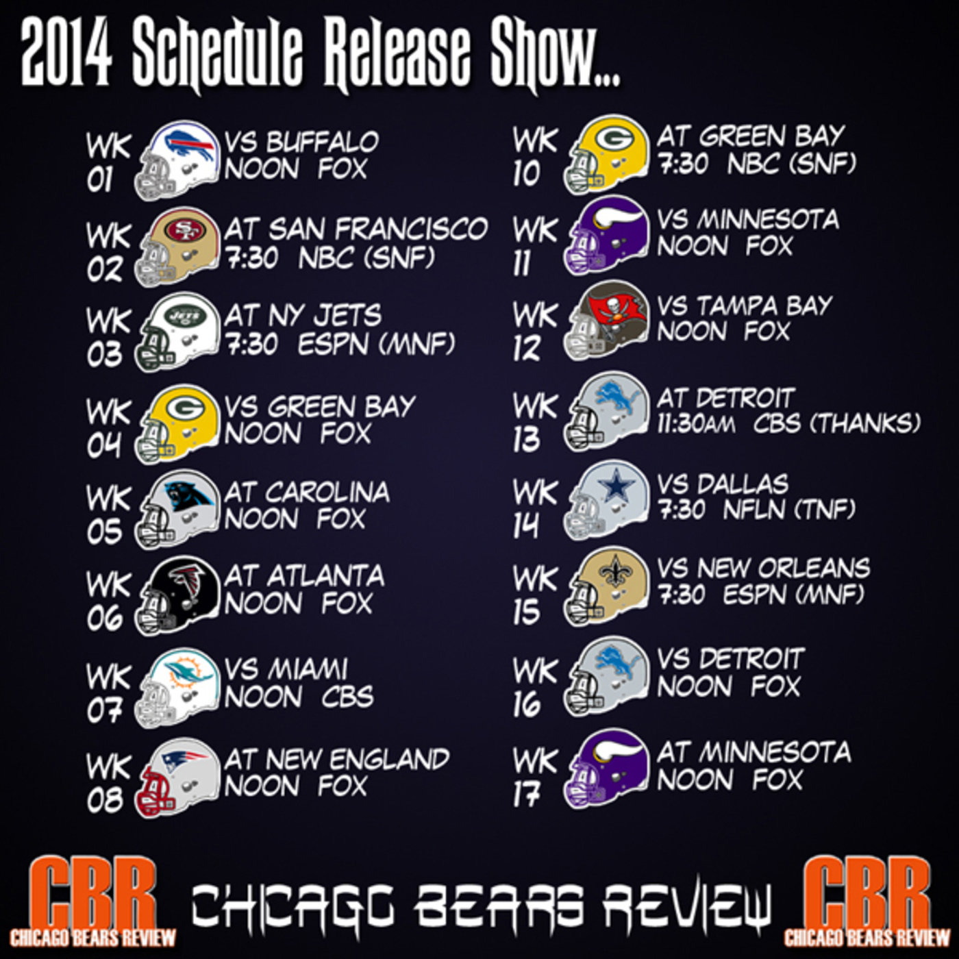 2014 Schedule Release Show episode artwork