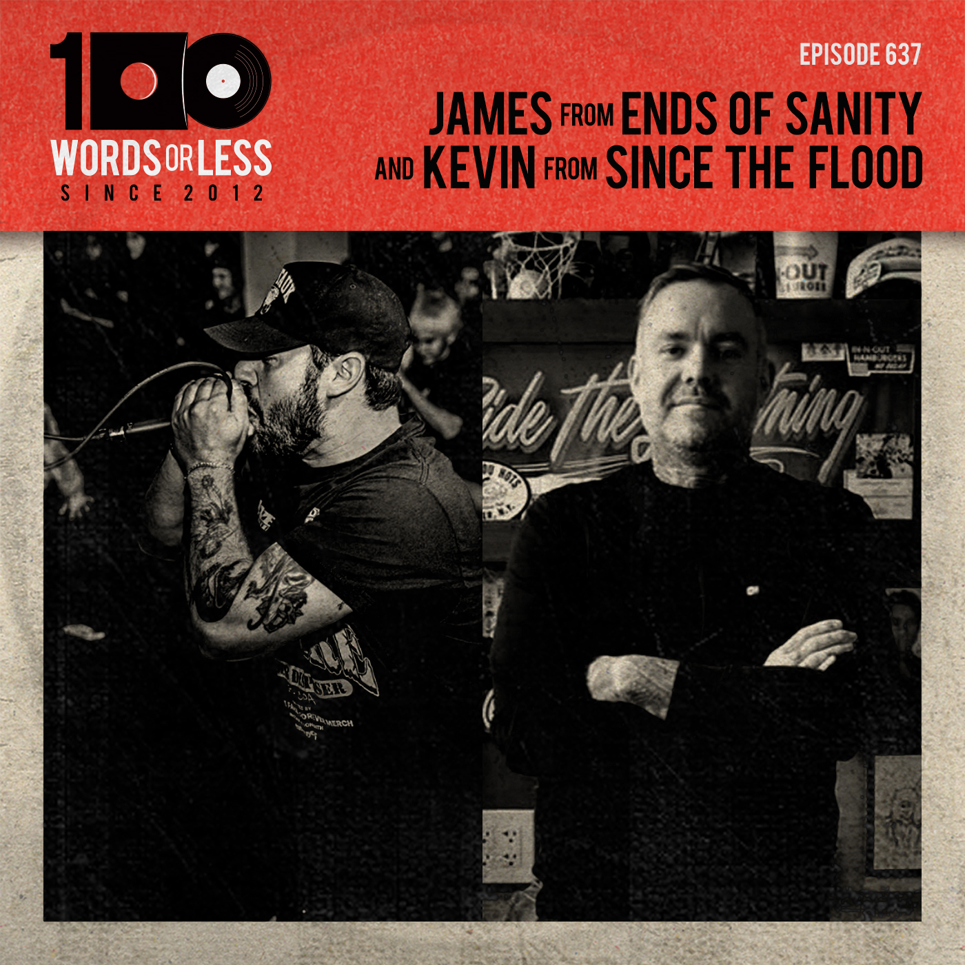 James from Ends of Sanity & Kevin from Since the Flood (Live @ New England Metal & Hardcore Festival)