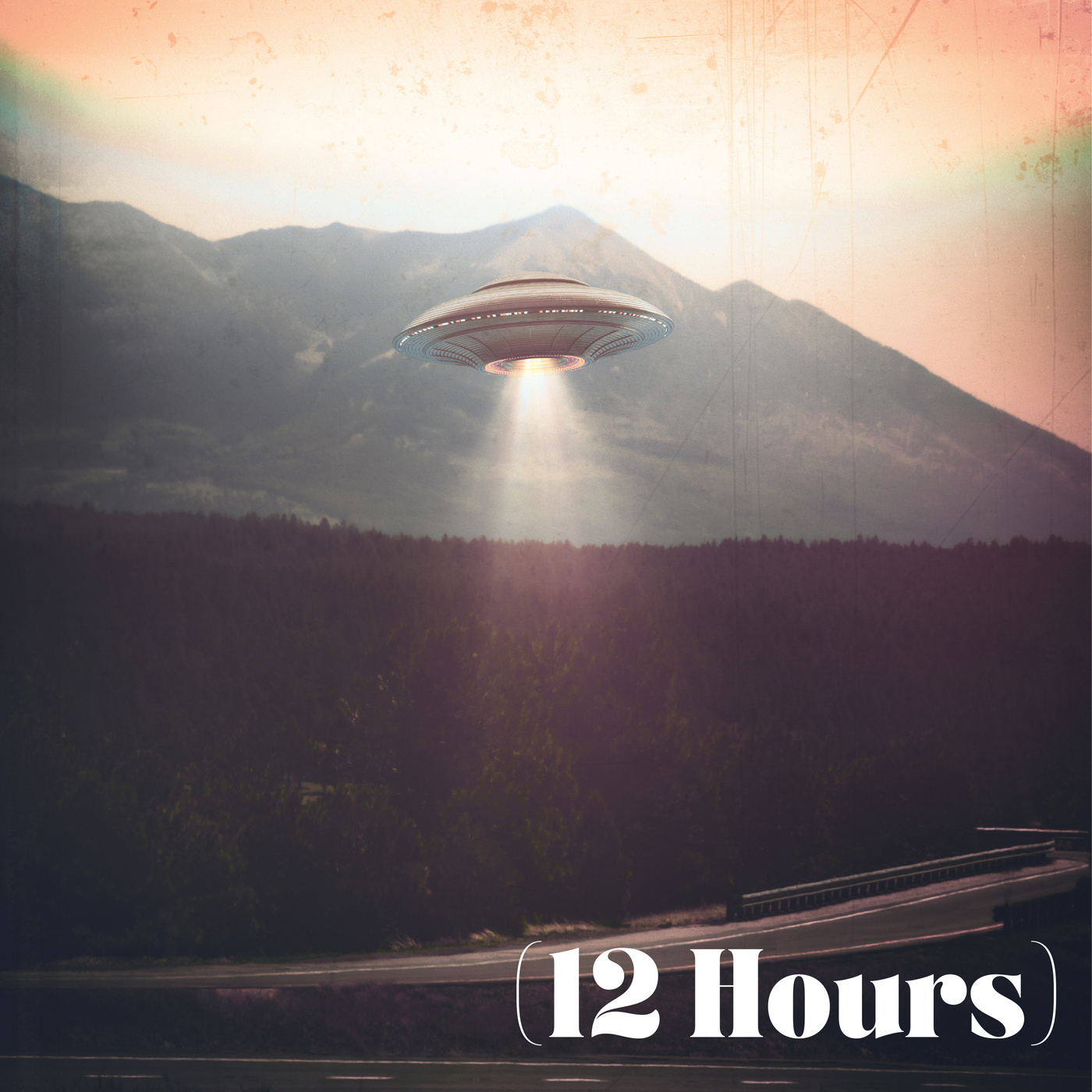 UFO Hovering in Sky Above | Sleep Sound (12 Hours)