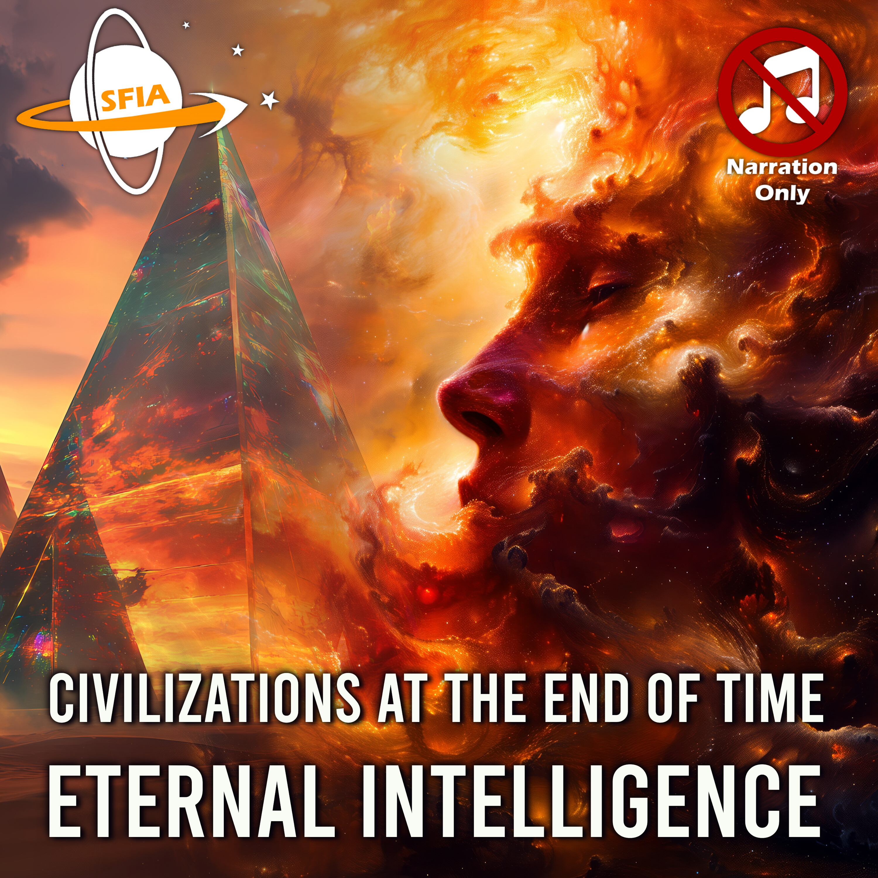 Civilizations At The End Of Time: Eternal Intelligence (Narration Only) - podcast episode cover