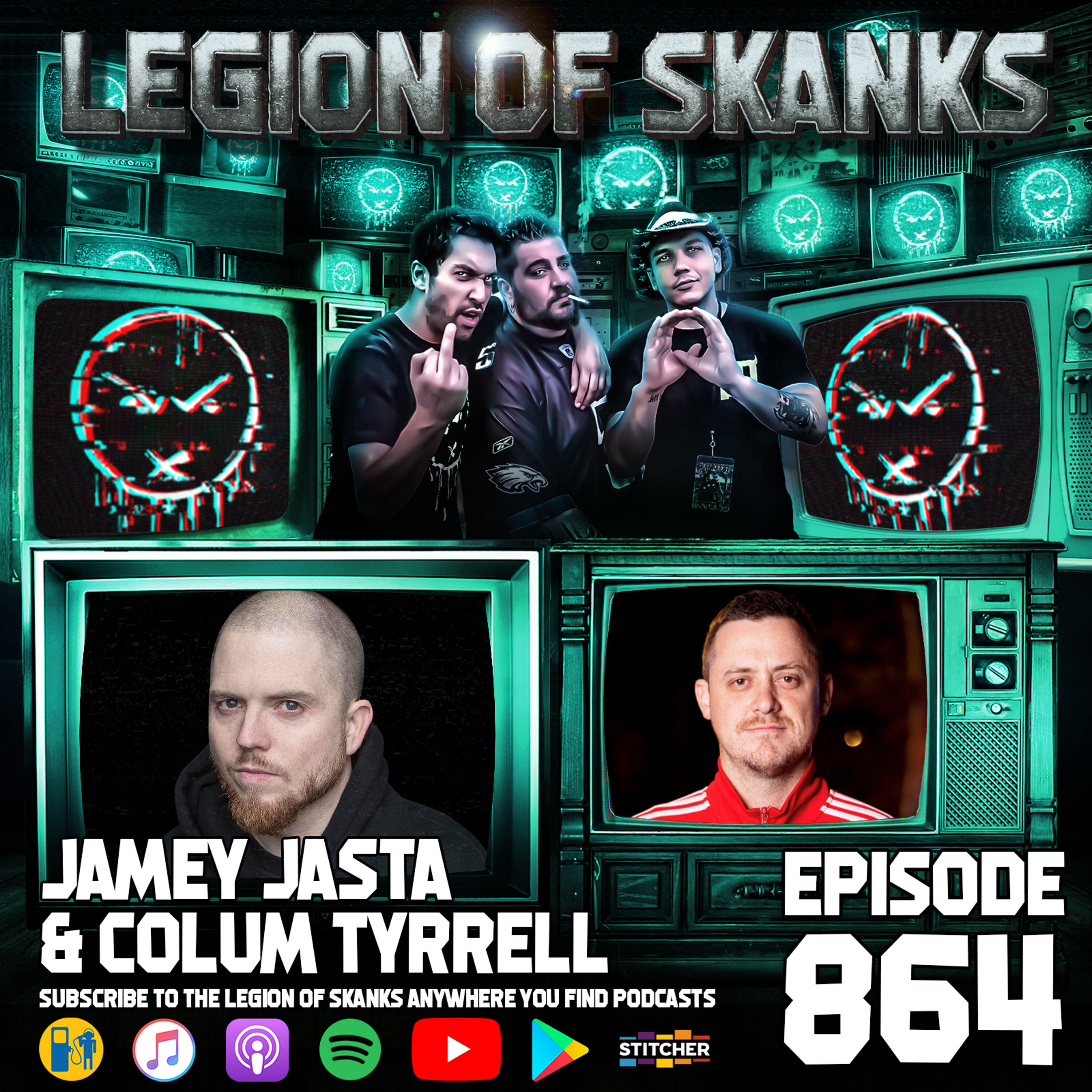 Jamey Jasta & Colum Tyrrell - Episode 864 - podcast episode cover