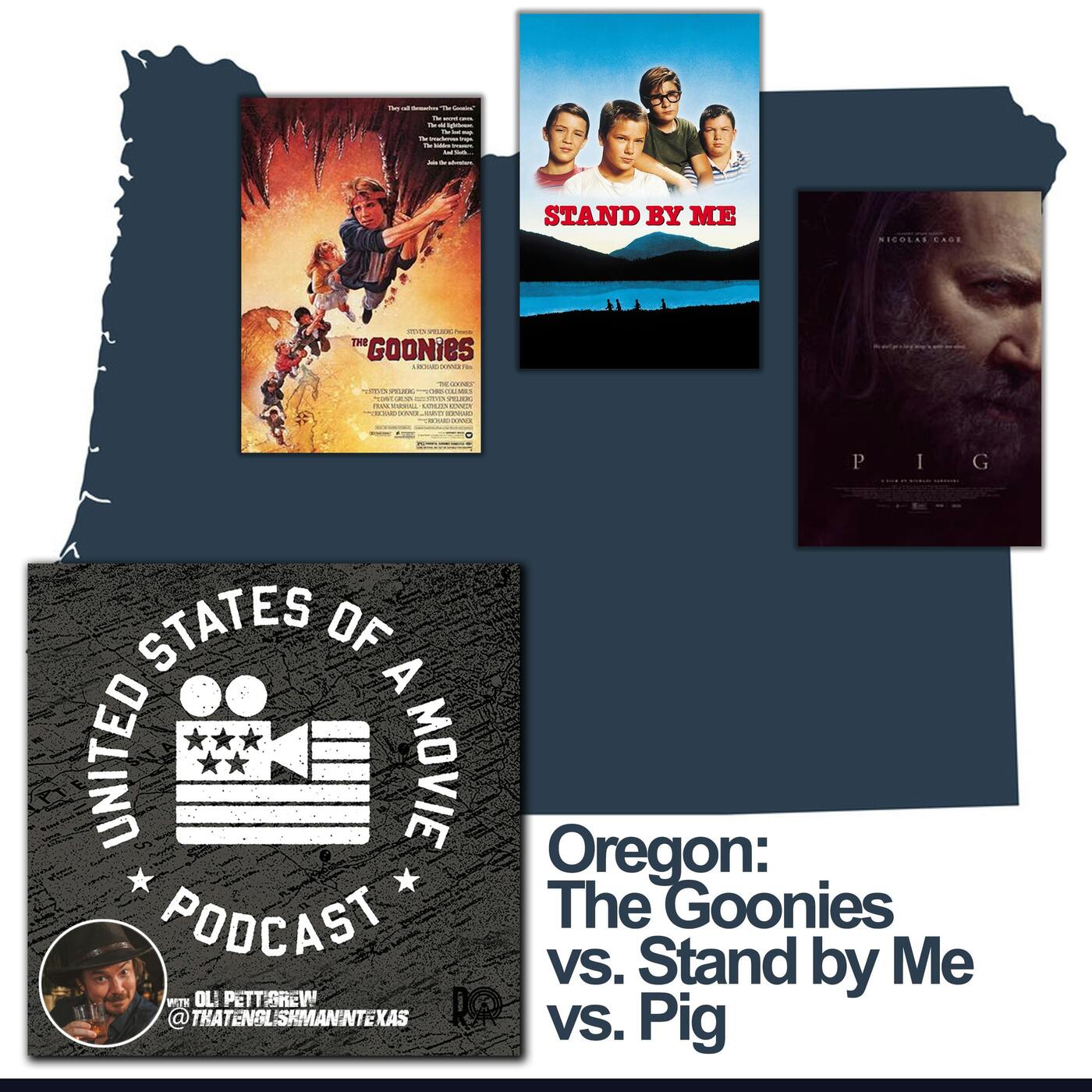 Oregon: The Goonies vs Stand by Me vs Pig episode artwork