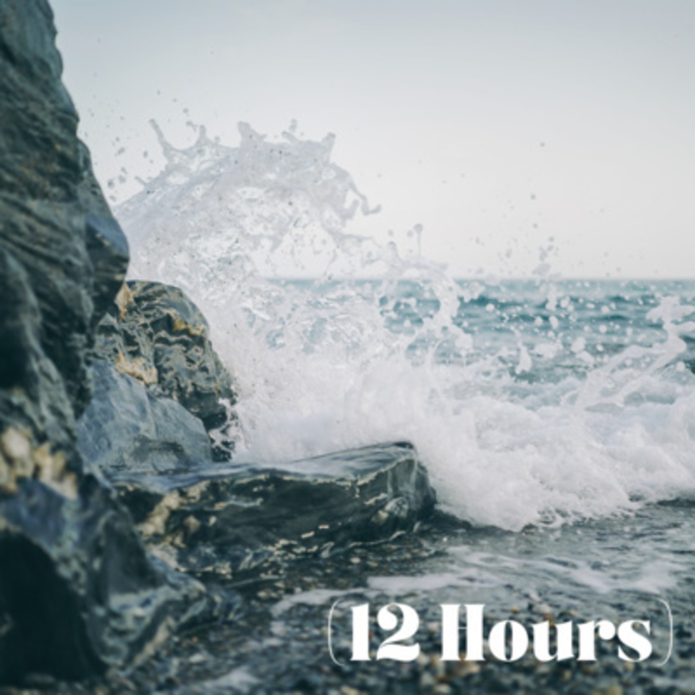 Ocean Waves Splashing into Cliff | Sleep Sound (12 Hours)
