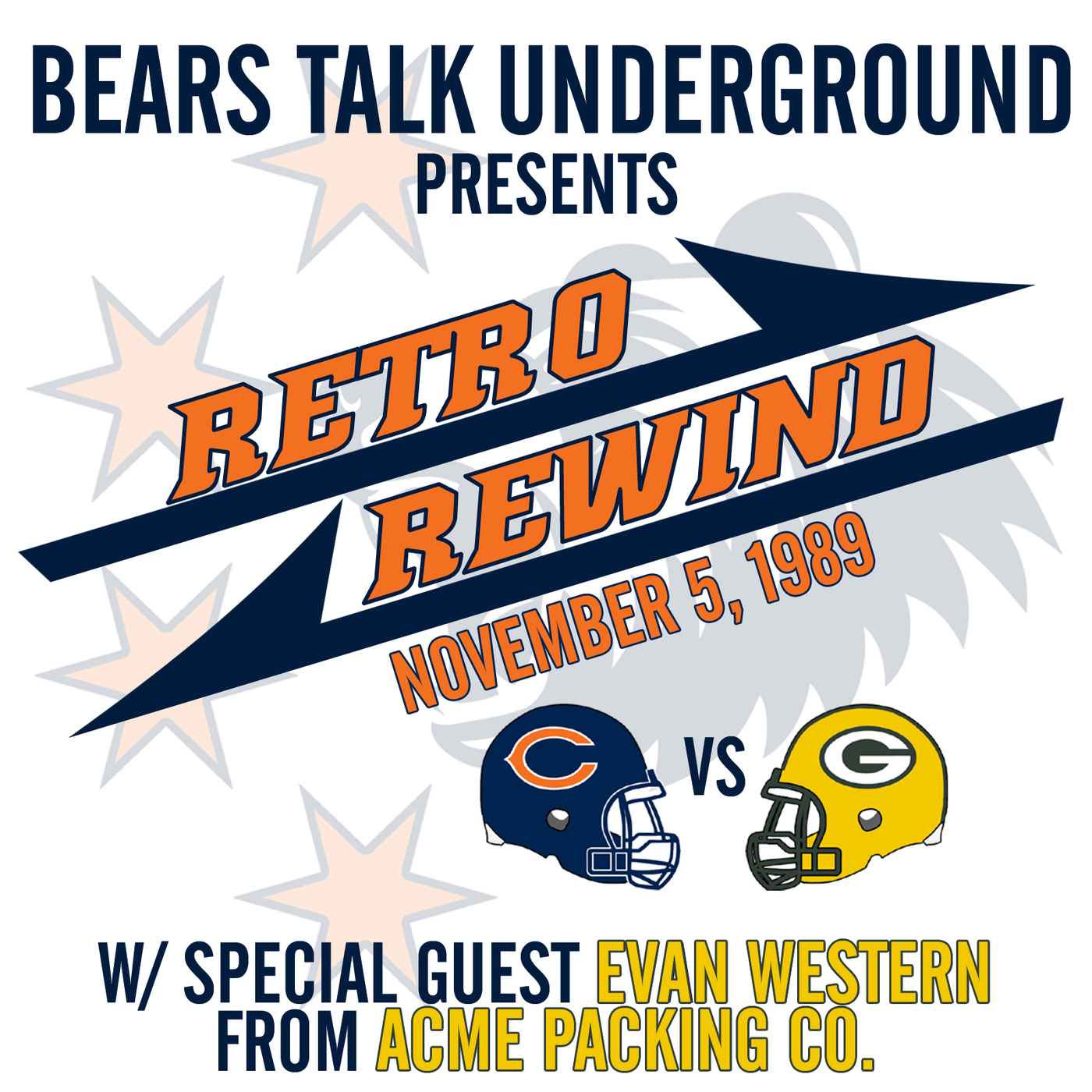 Retro Rewind #3 - Bears/Packers Wk 09 1989 w/Evan Western