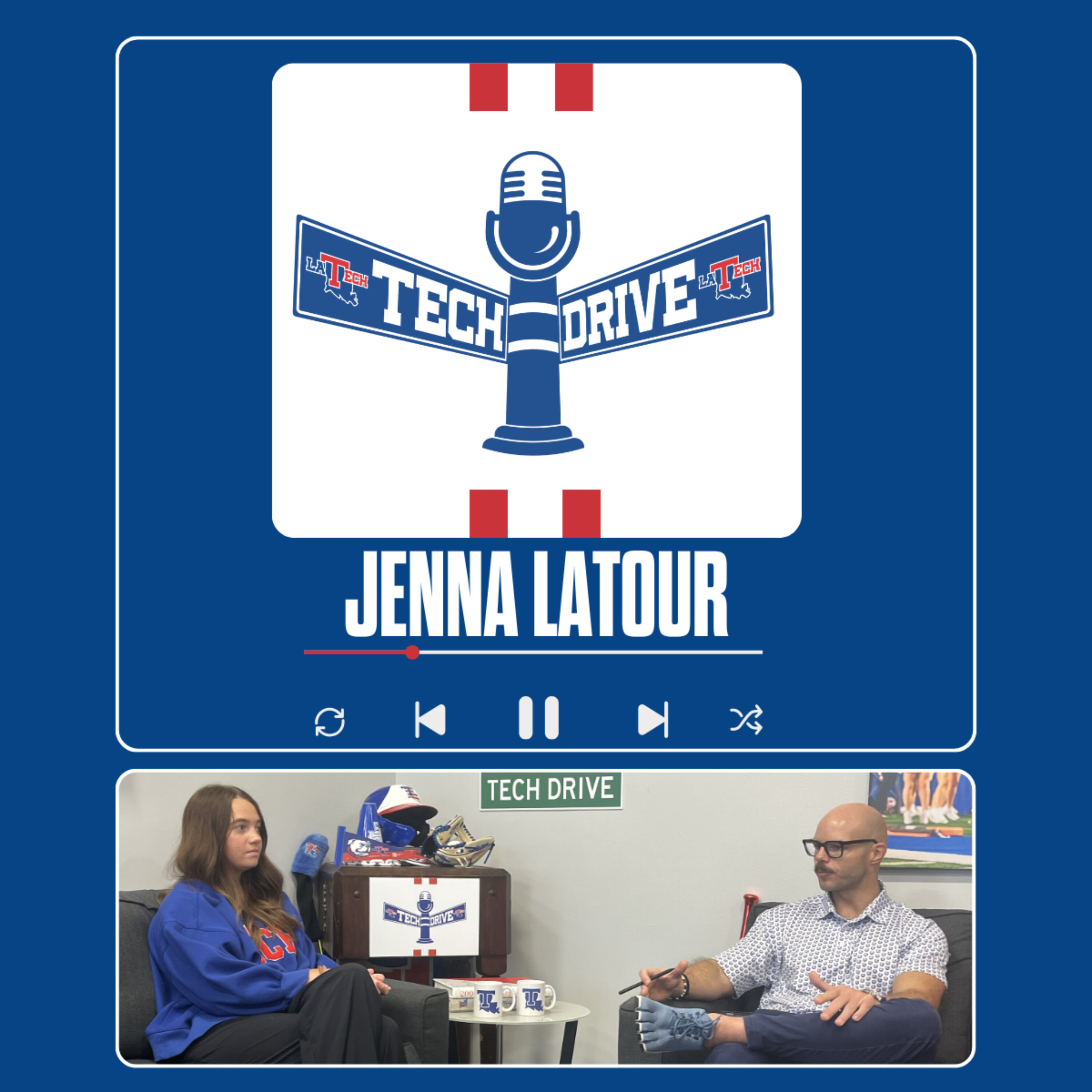 Tech Drive - Jenna Latour (Football On-Campus Recruiting) episode artwork