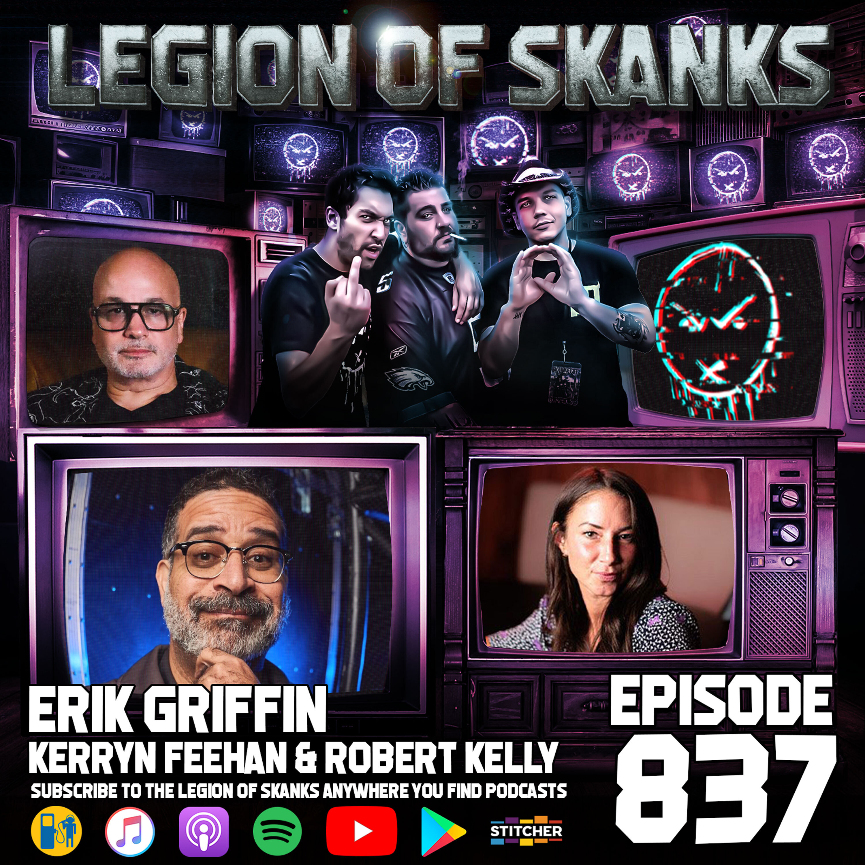 Erik Griffin, Kerryn Feehan, & Robert Kelly - Lobby Waffle - Episode 837