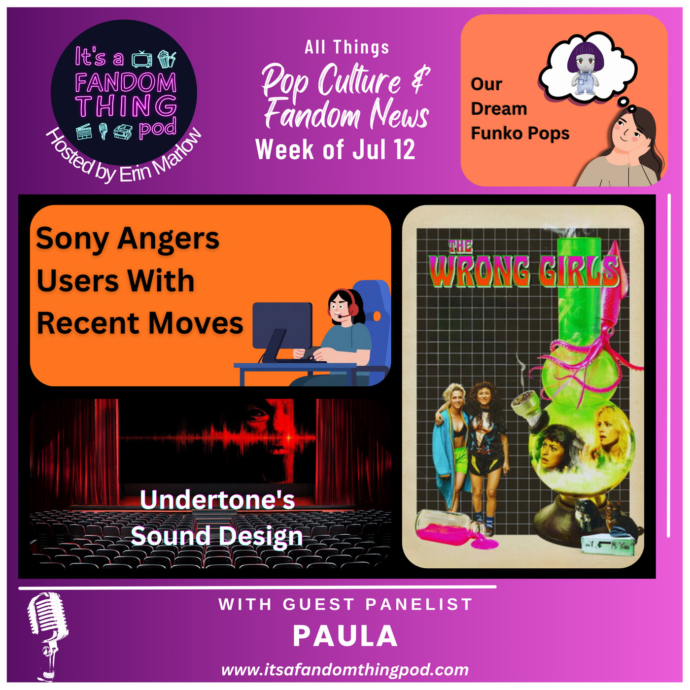 Pop Culture and Fandom News for the Week of July 12th episode artwork
