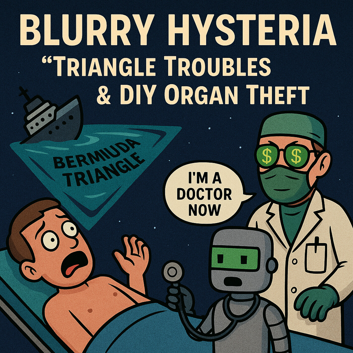 Blurry Hysteria: Triangle Troubles & DIY Organ Theft | 442 Blurry Hysteria: Triangle Troubles & DIY Organ Theft | 442