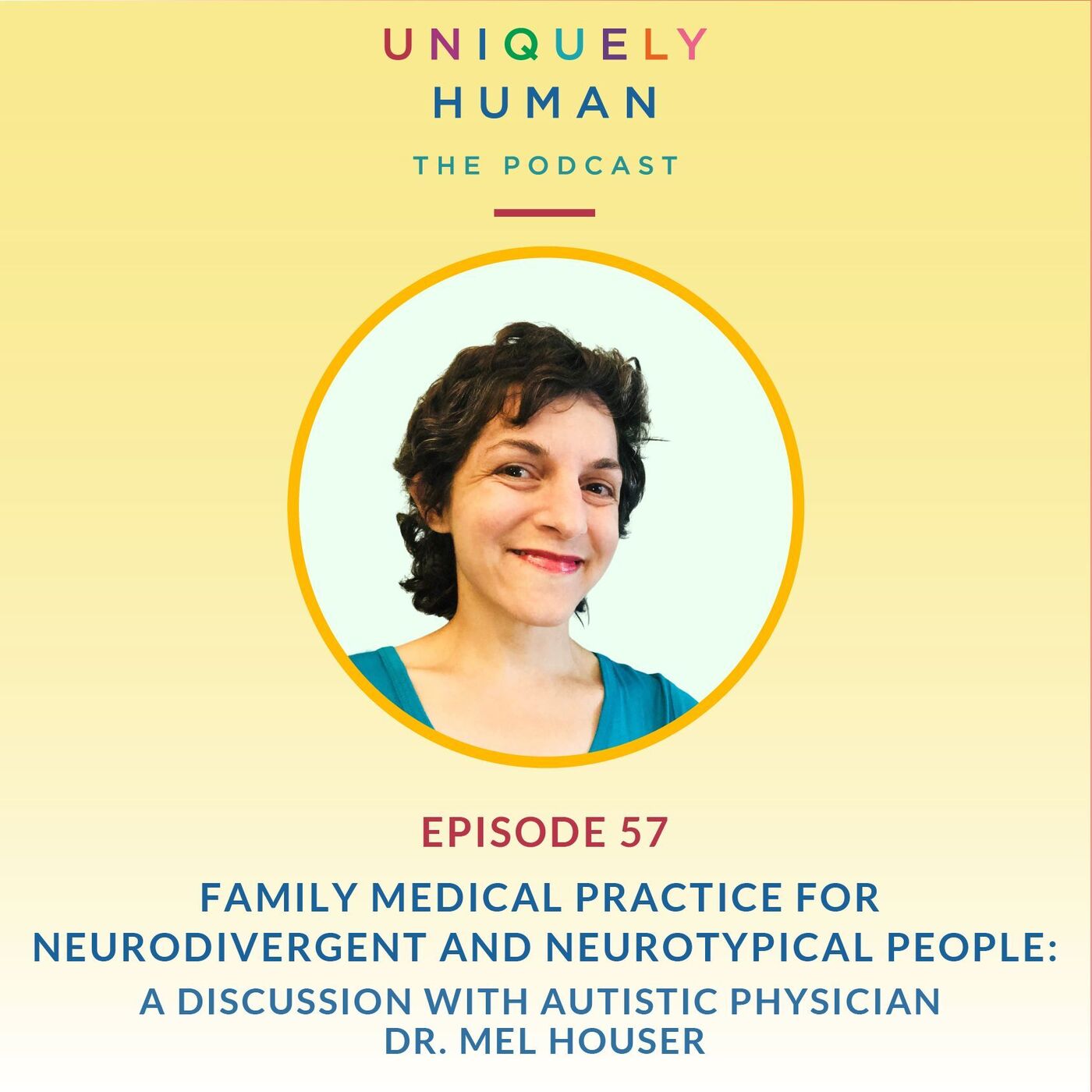 Family Medical Practice for Neurodivergent and Neurotypical People: A Discussion with Autistic Physician Dr. Mel Houser - podcast episode cover