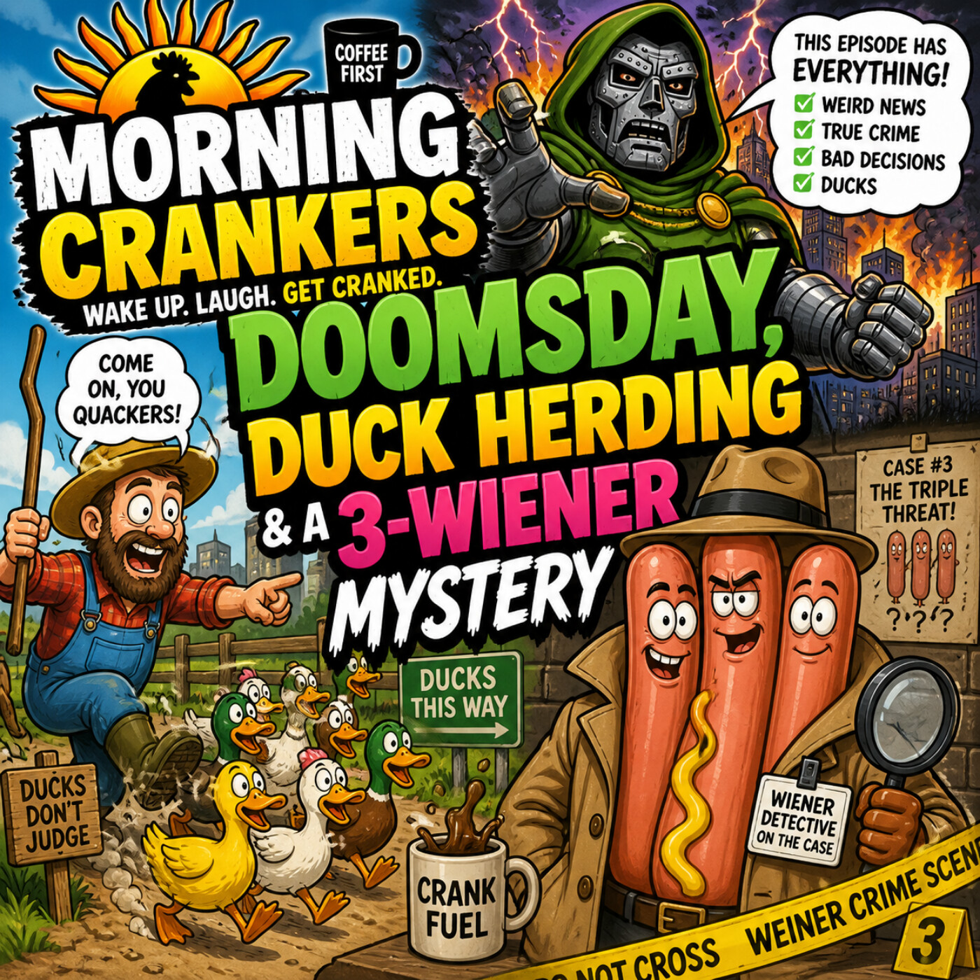 Doomsday, Duck Herding & a 3-Weiner Mystery episode artwork