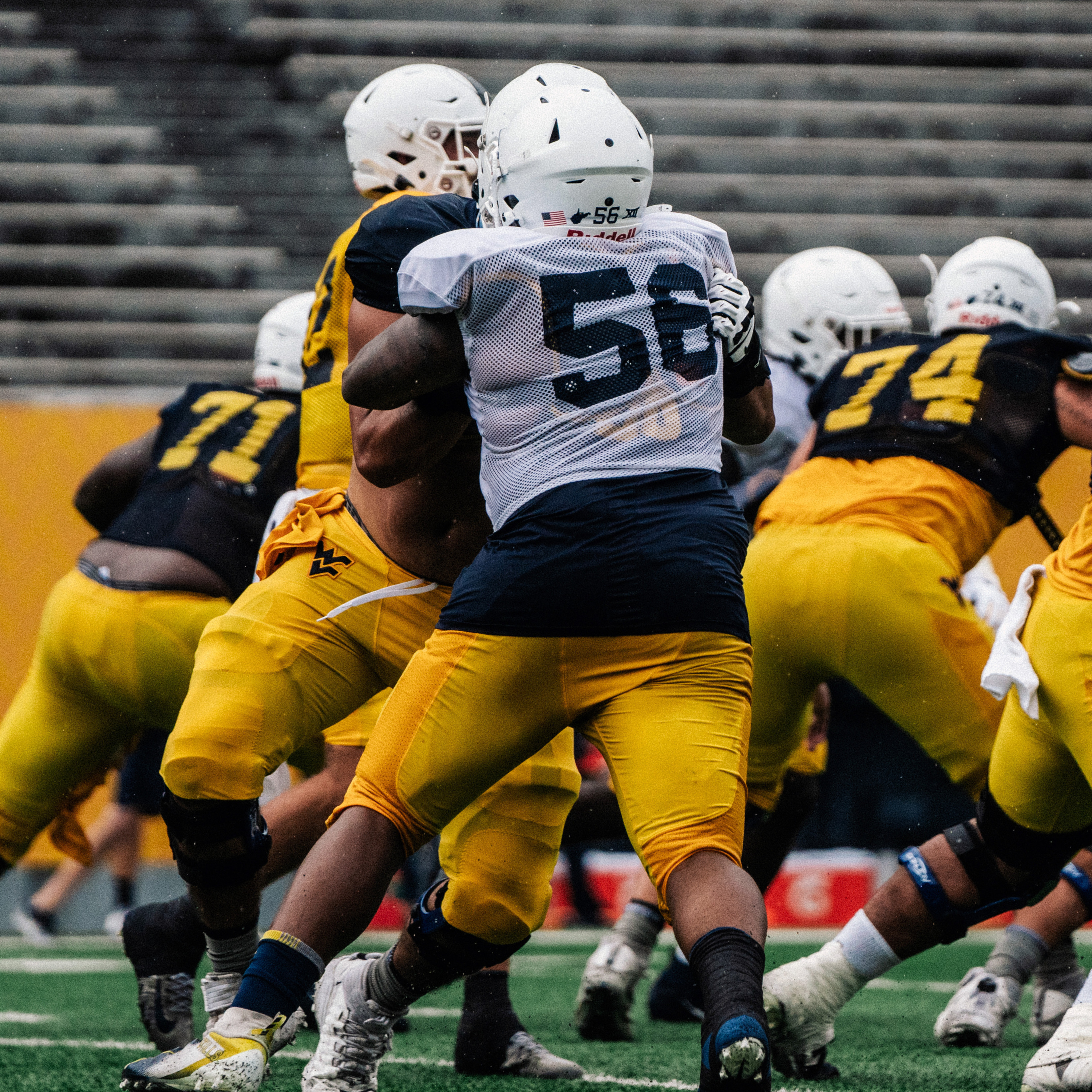 West Virginia coach Neal Brown Day #6 Training Camp Update