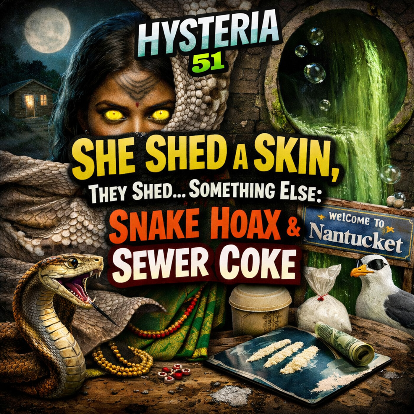 She Shed a Skin, They Shed… Something Else: Snake Hoax & Sewer Coke | 480