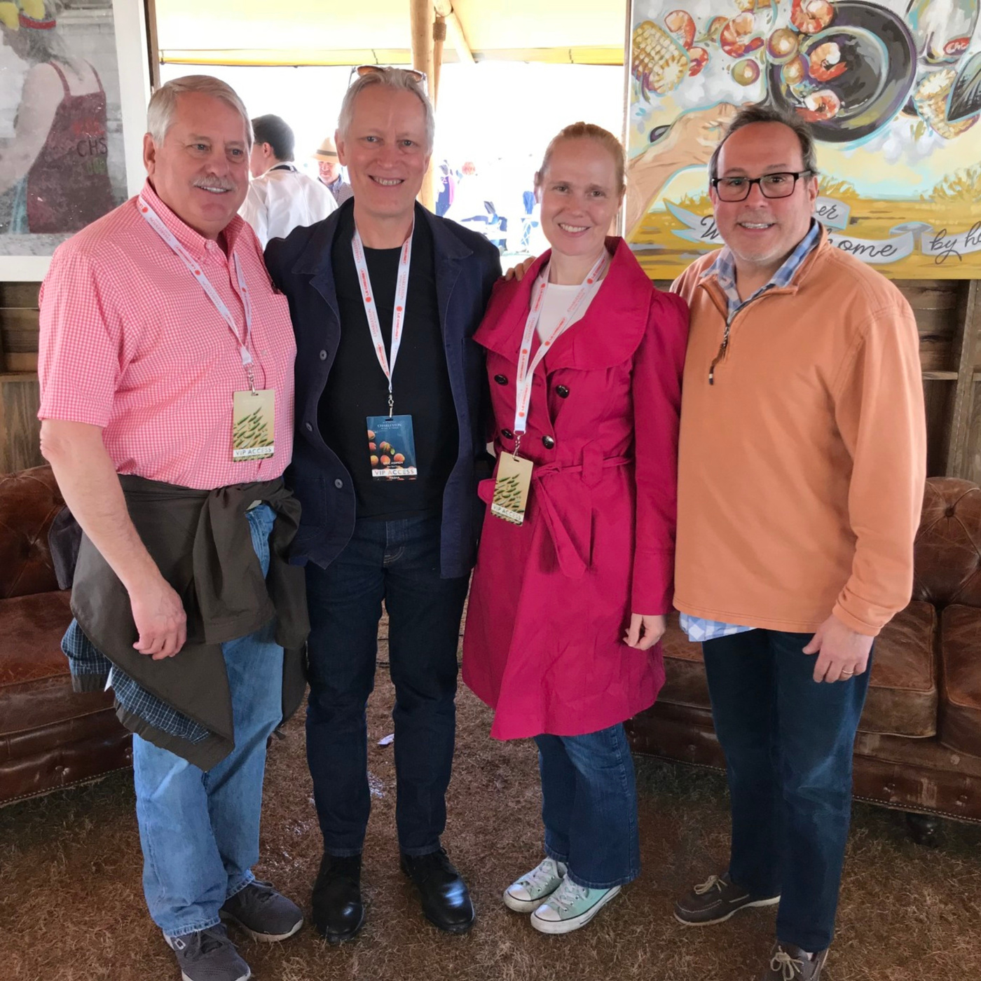 Doug Flemer, Courtney Mailey, and Eric Asimov at CHSWFF18