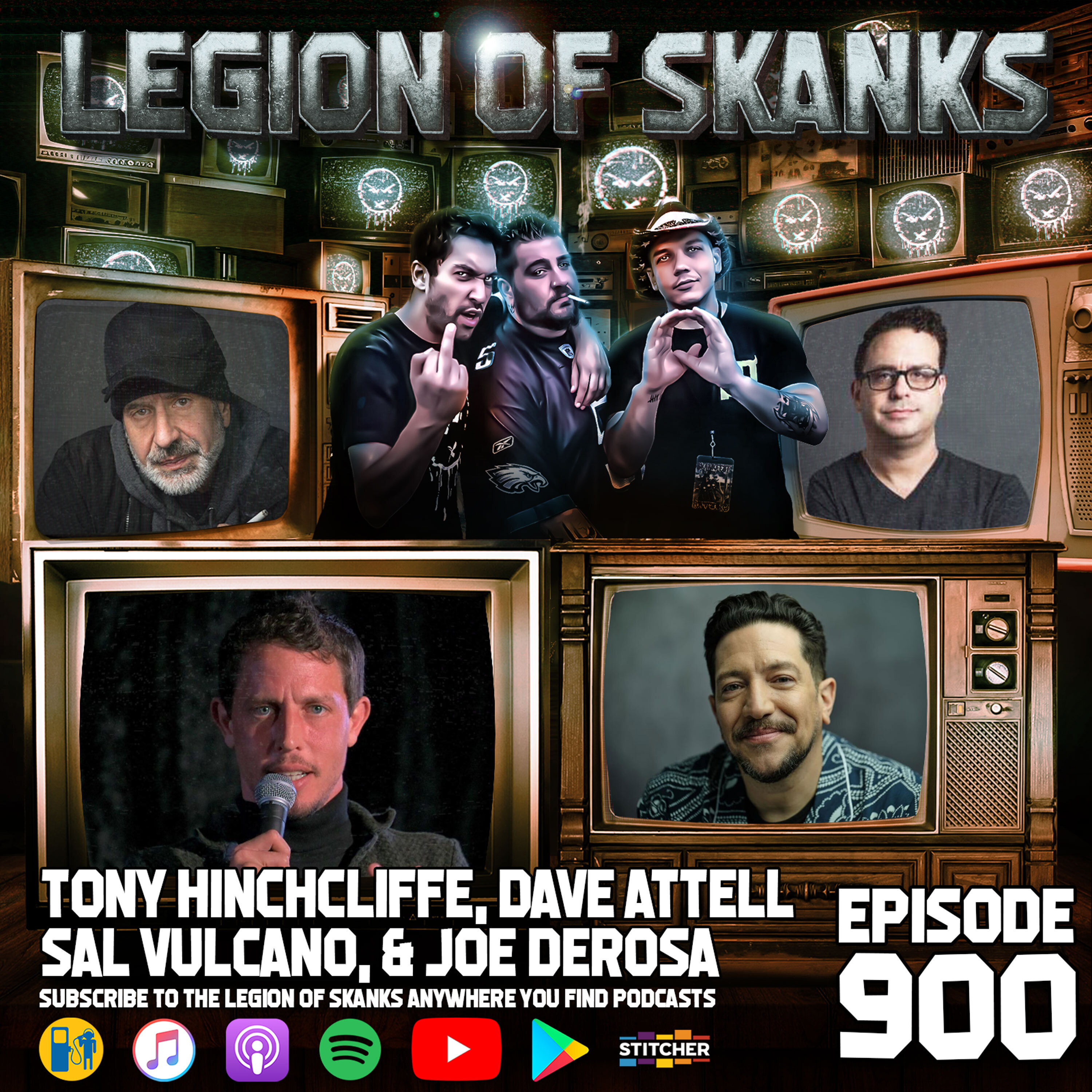 Tony Hinchcliffe, Sal Vulcano, Dave Attell, & Joe DeRosa - Juggalo Justice - Episode 900