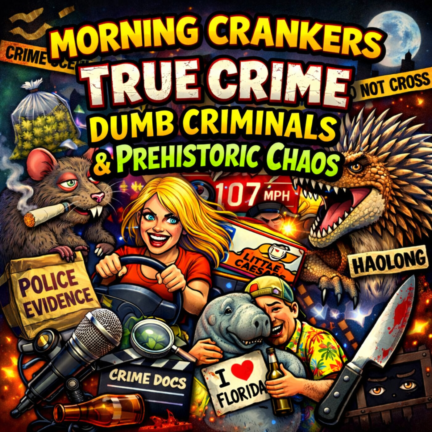 True Crime, Dumb Criminals & Prehistoric Chaos episode artwork
