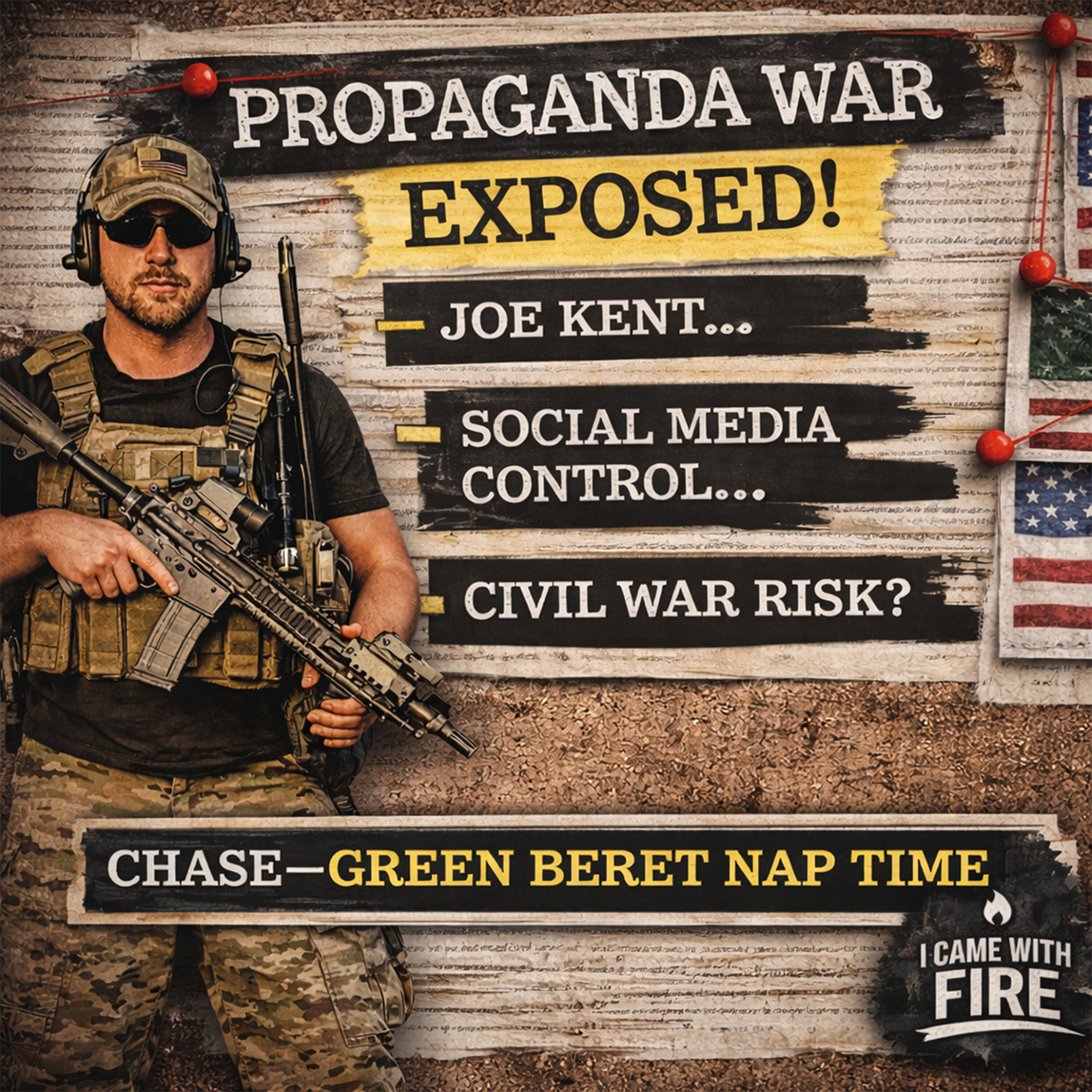 Green Beret Exposes Propaganda War: Joe Kent, Iran & Civil War Risks