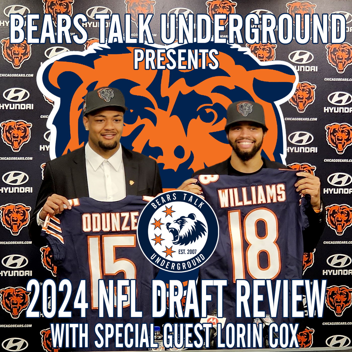 2024 NFL Draft Review - w/Lorin Cox from Locked on Bears episode artwork