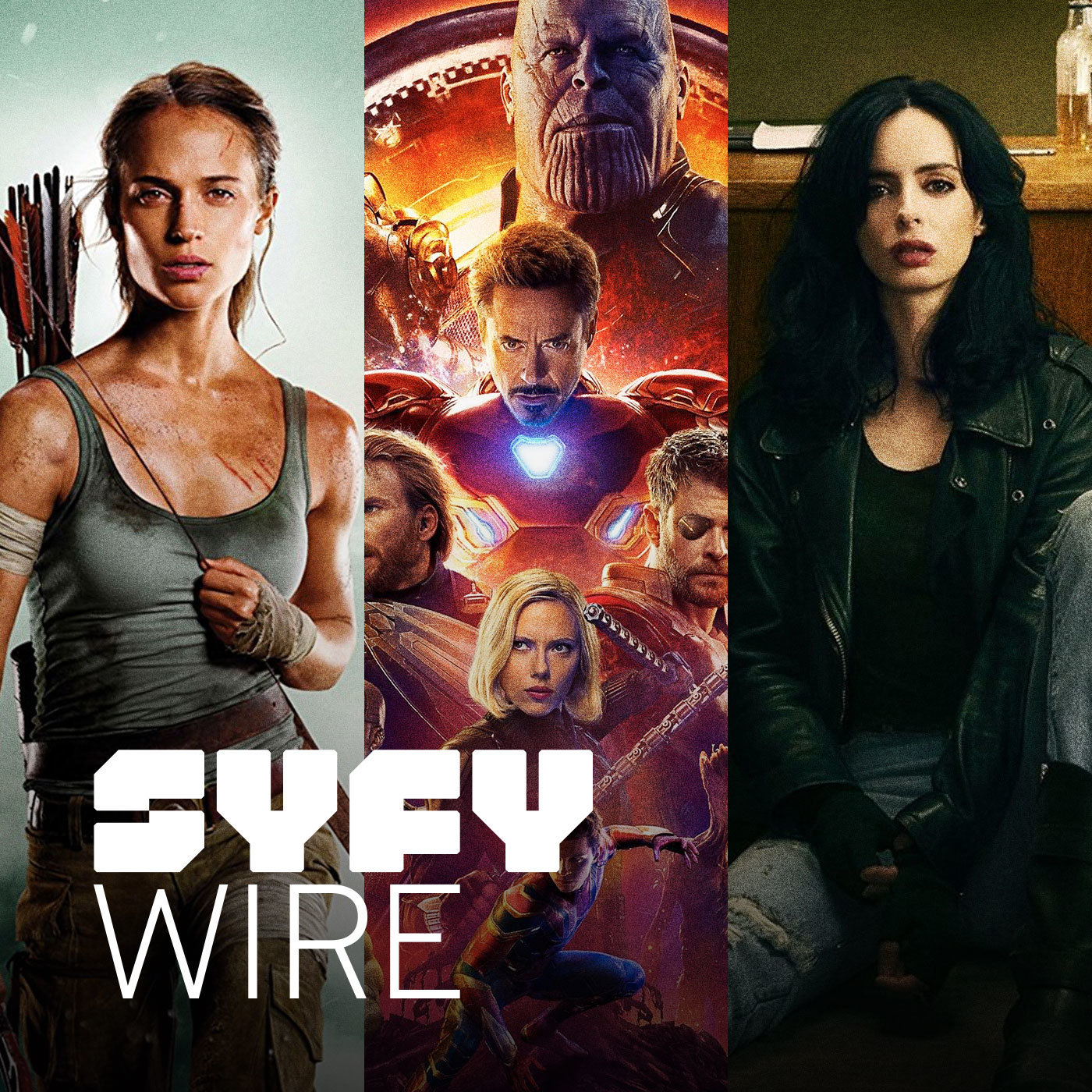 Tomb Raider, Jessica Jones, Infinity War trailer and more