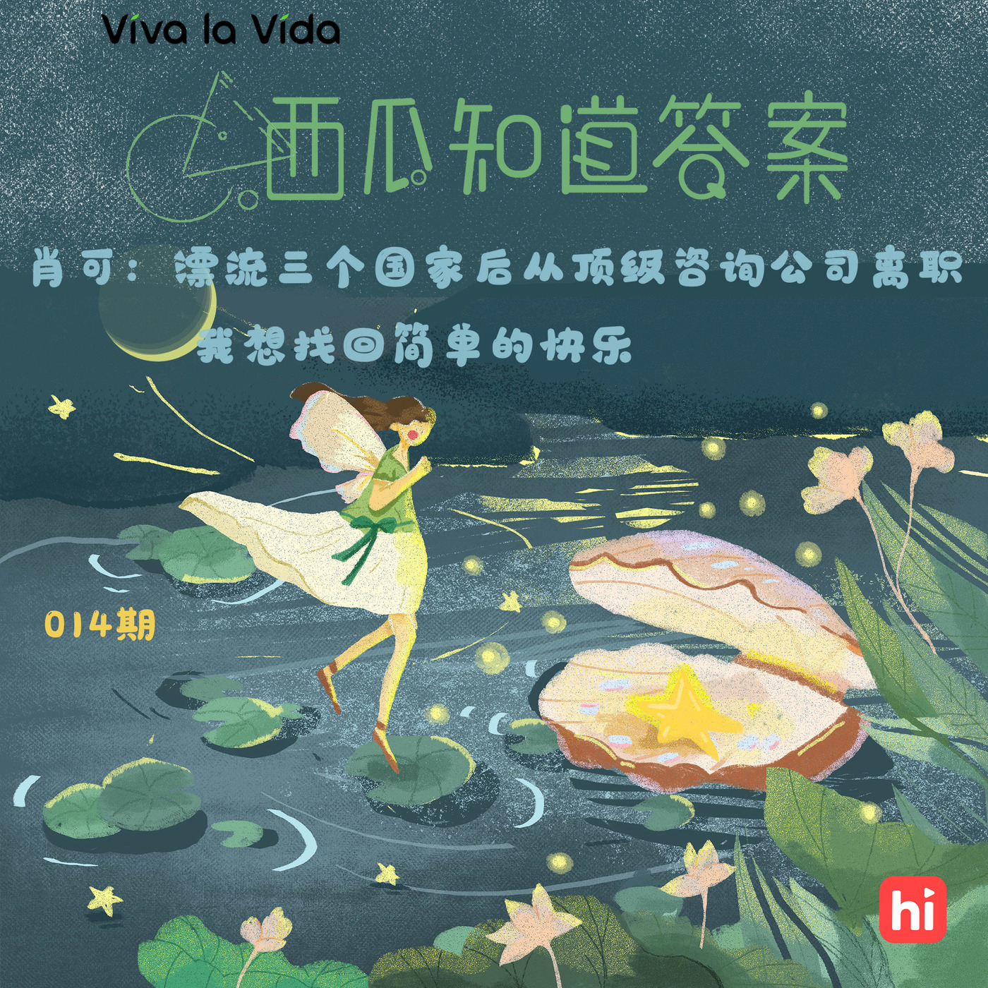 cover of episode Vol.014 肖可：漂流三个国家后从顶级咨询公司离职，我想找回简单的快乐