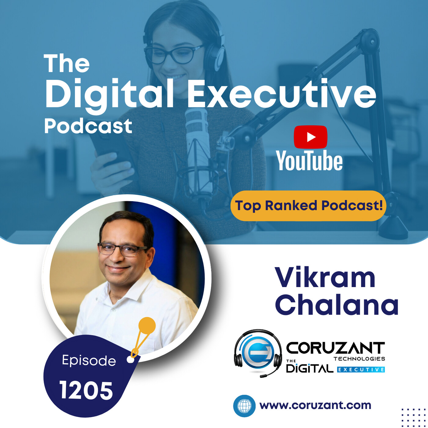 Vikram Chalana: Scaling Stories with AI | Ep 1205 — The Digital Executive cover
