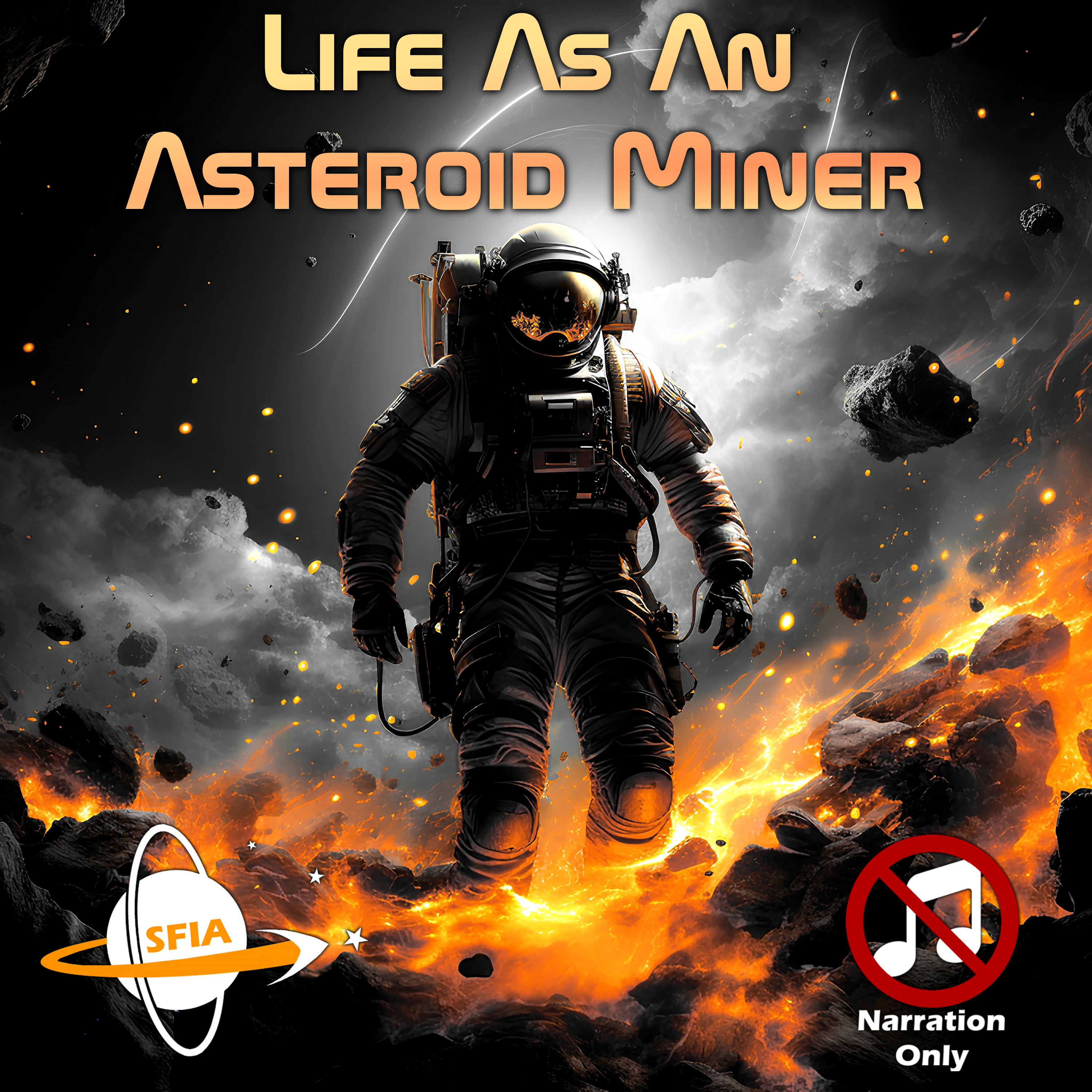 Life As An Asteroid Miner (Narration Only) - podcast episode cover