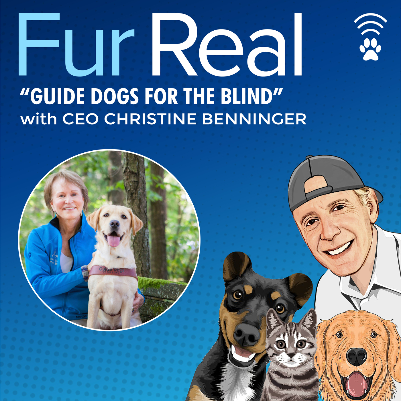 "GUIDE DOGS FOR THE BLIND" with CEO Christine Benninger