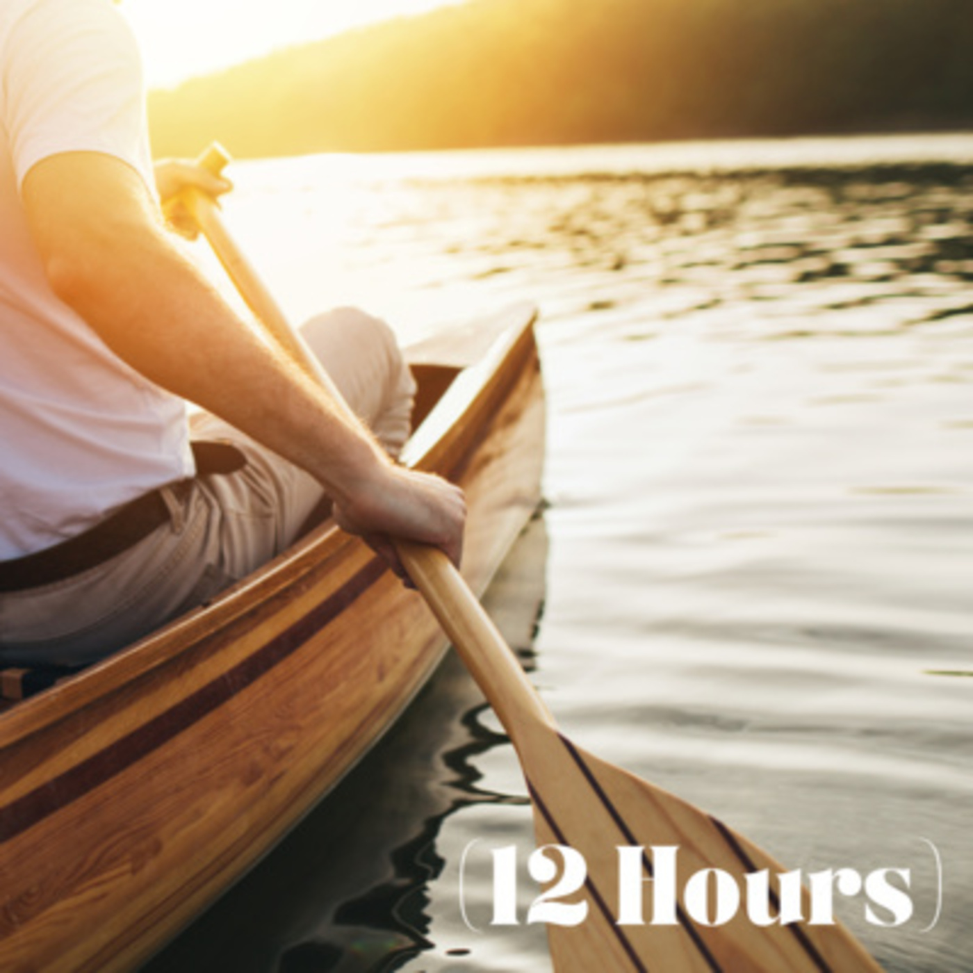 Rowboat Gently Paddling through Waves | Sleep Sound (12 Hours)