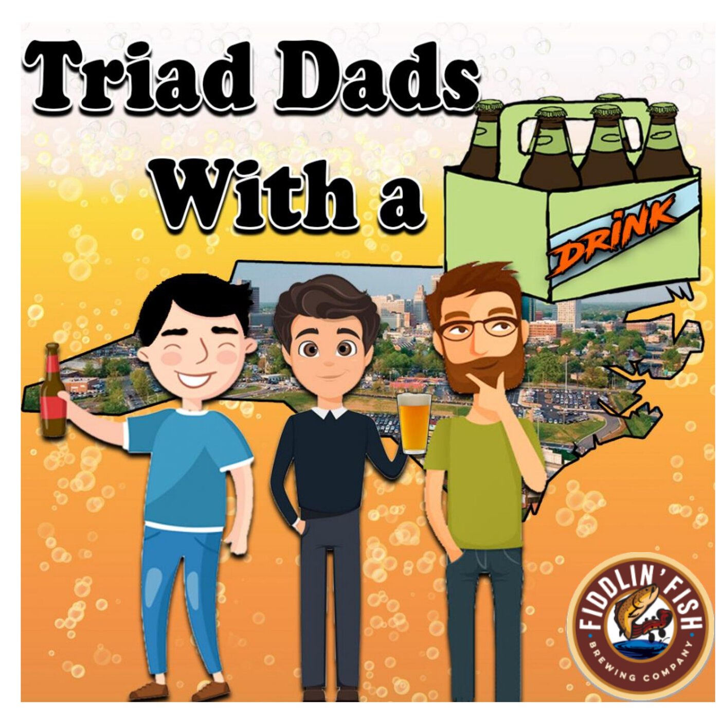 Triad Dads with a Drink - Debating Bluey's 