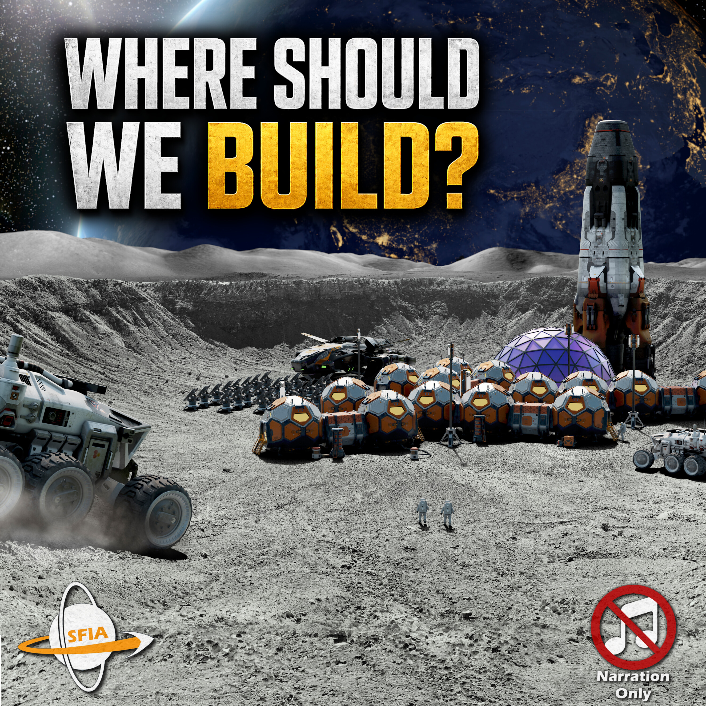 The Moon Base: Shackleton Crater vs Other Sites (Narration Only) episode artwork