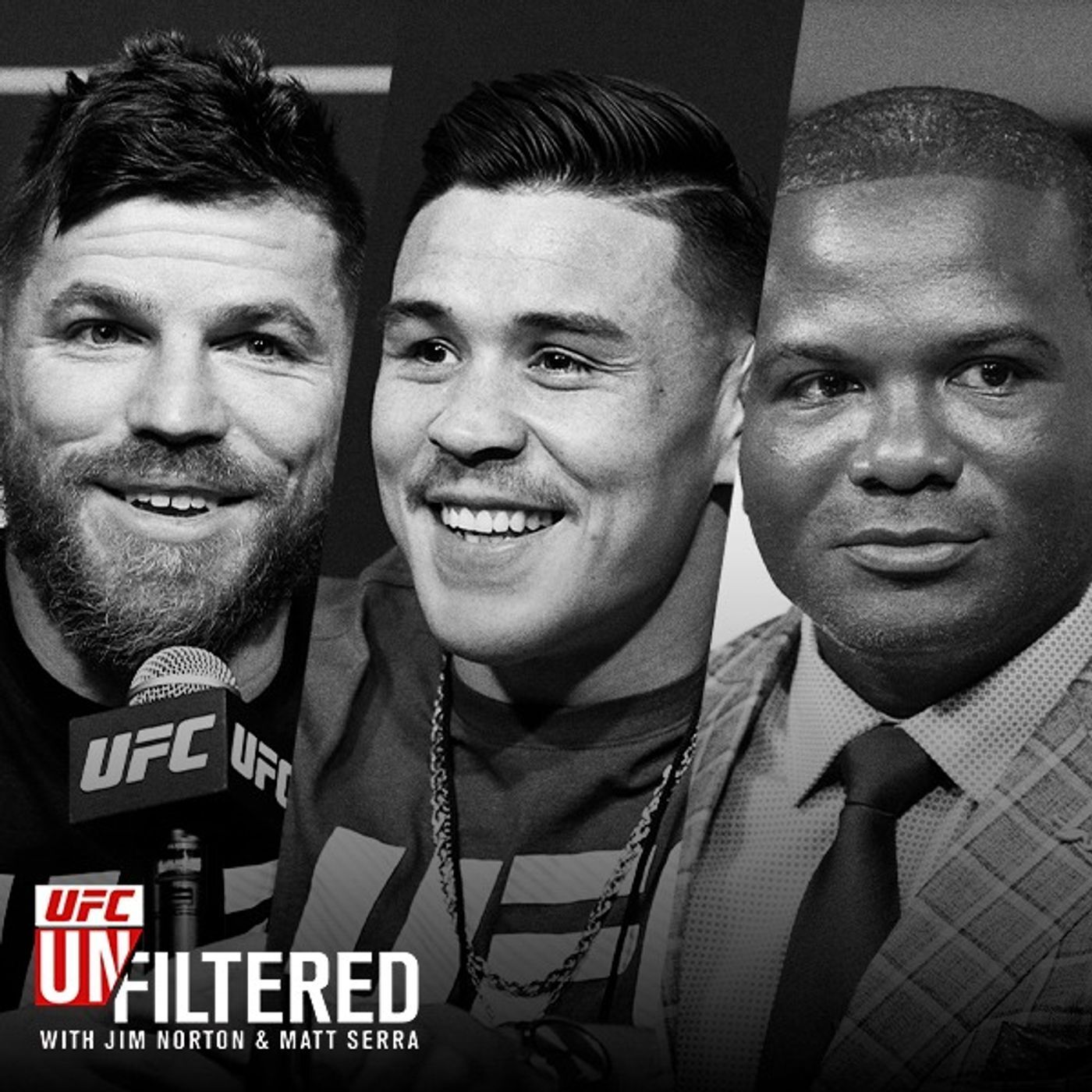 Jim Miller, Ricky Simon, guest co-host Din Thomas