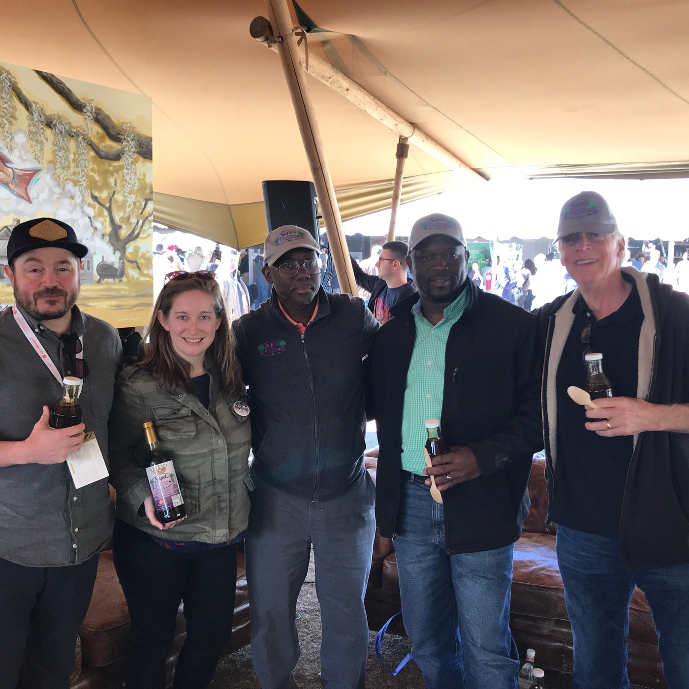 Sean Brock, Glenn Roberts, Doc Bill Thomas, and Jerome Dixon at CHSWFF18