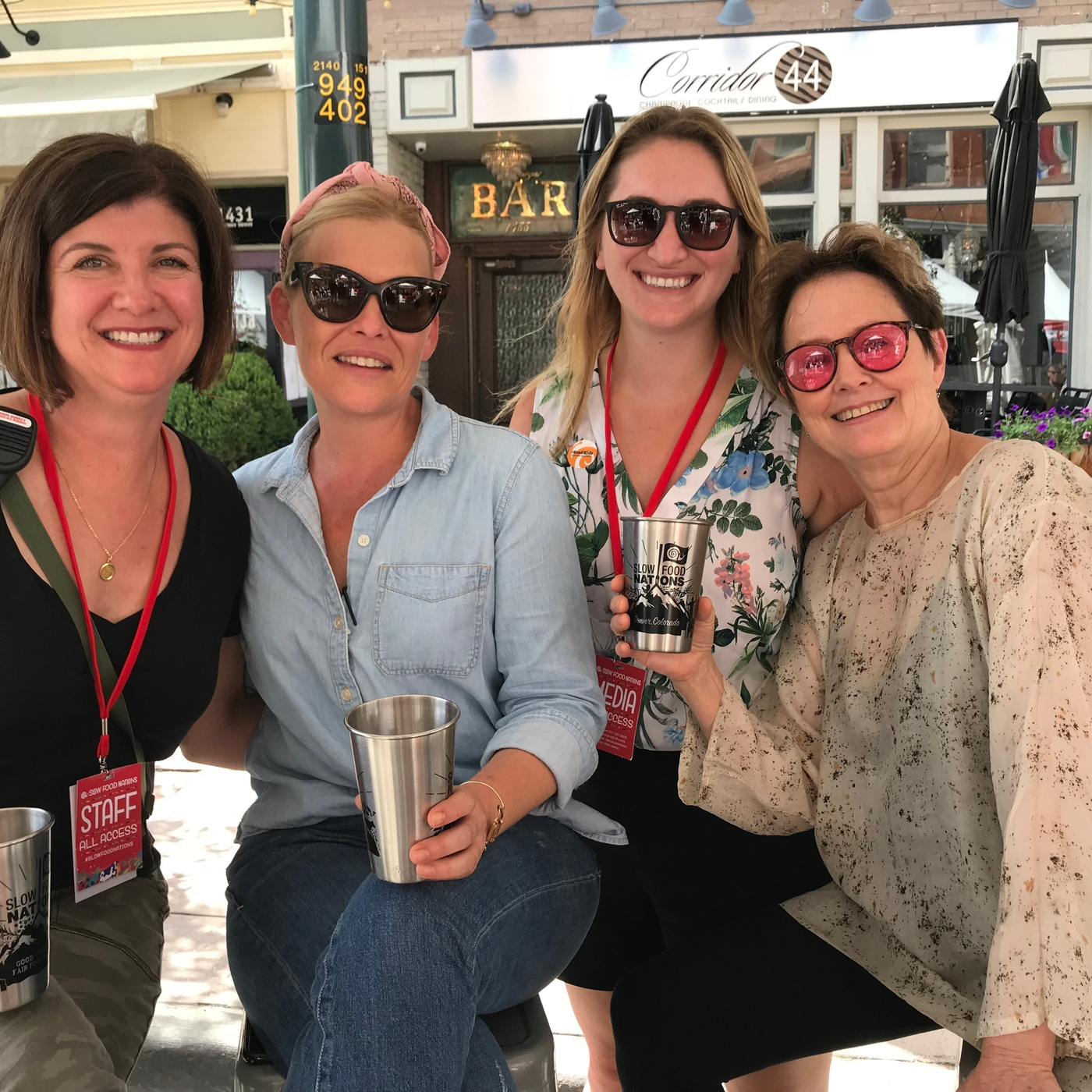 Alice Waters, Kristen Essig and Krista Roberts at Slow Food Nations 2019