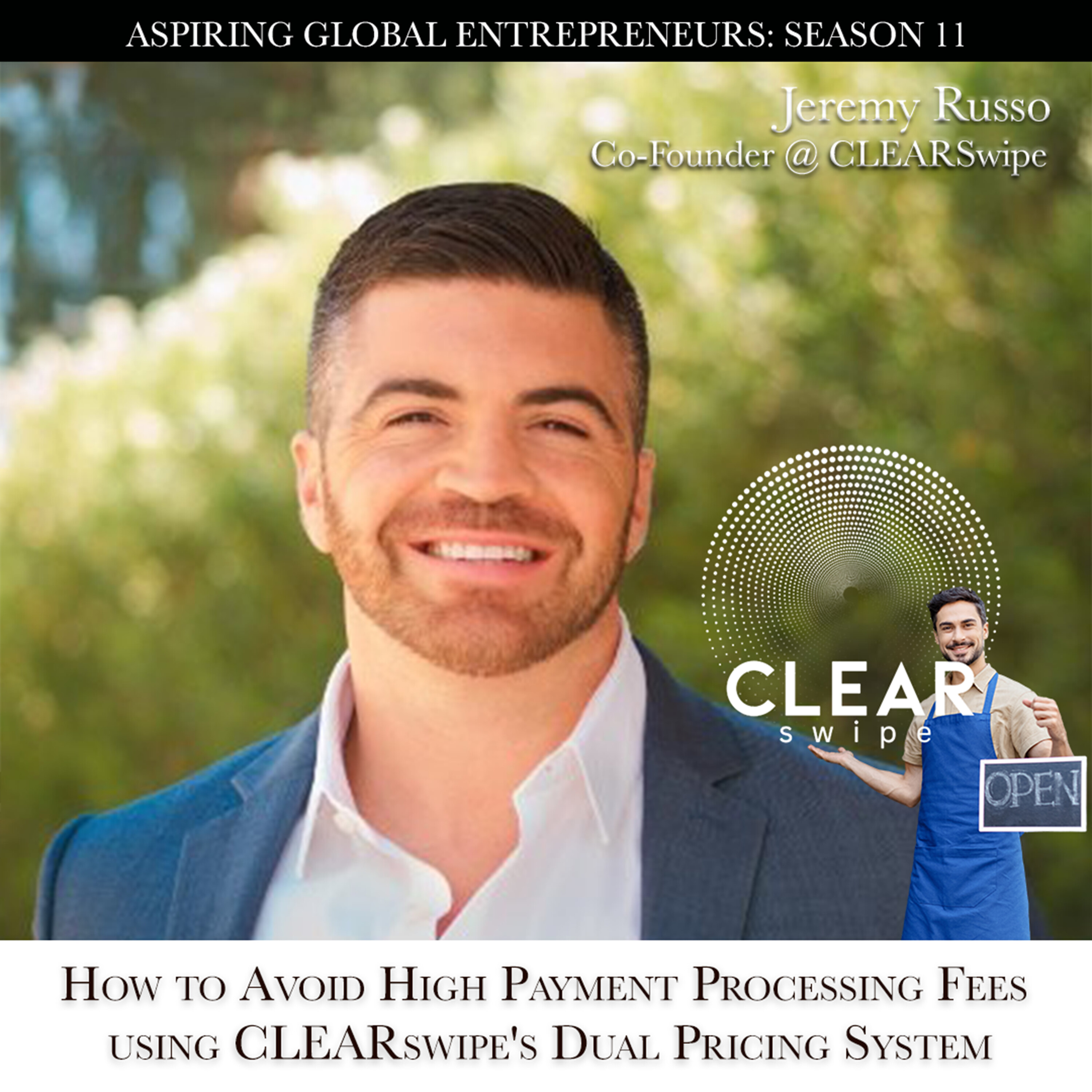 How to Avoid High Payment Processing Fees using CLEARswipe's Dual Pricing System with Co-Founder, Jeremy Russo (GoClearSwipe.com) How to Avoid High Payment Processing Fees using CLEARswipe's Dual Pricing System with Co-Founder, Jeremy Russo (GoClearSwipe.com)