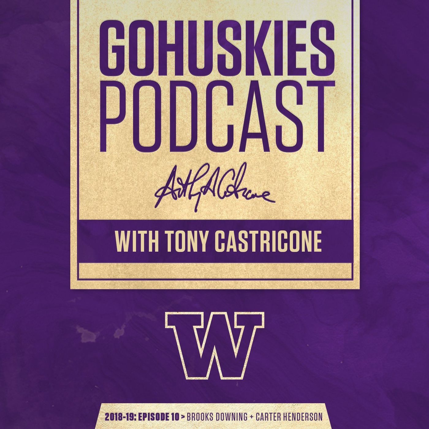 GoHuskies Podcast: 2018-19 > Episode 10 > Brooks Downing + Carter Henderson episode artwork