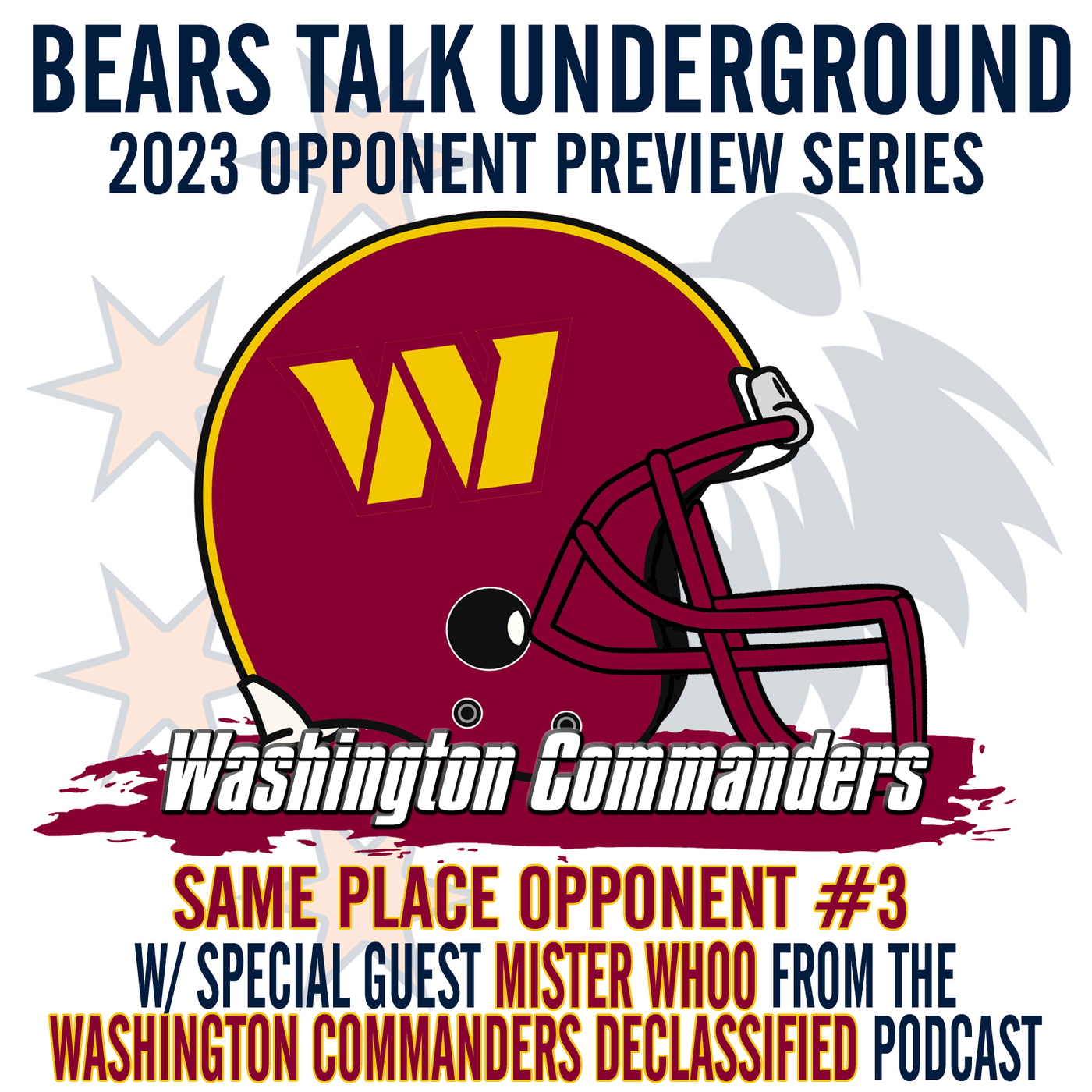 2023 Opponent Preview #3 - Washington Commanders w/ Mister Whoo from The Commander Declassified Podcast episode artwork