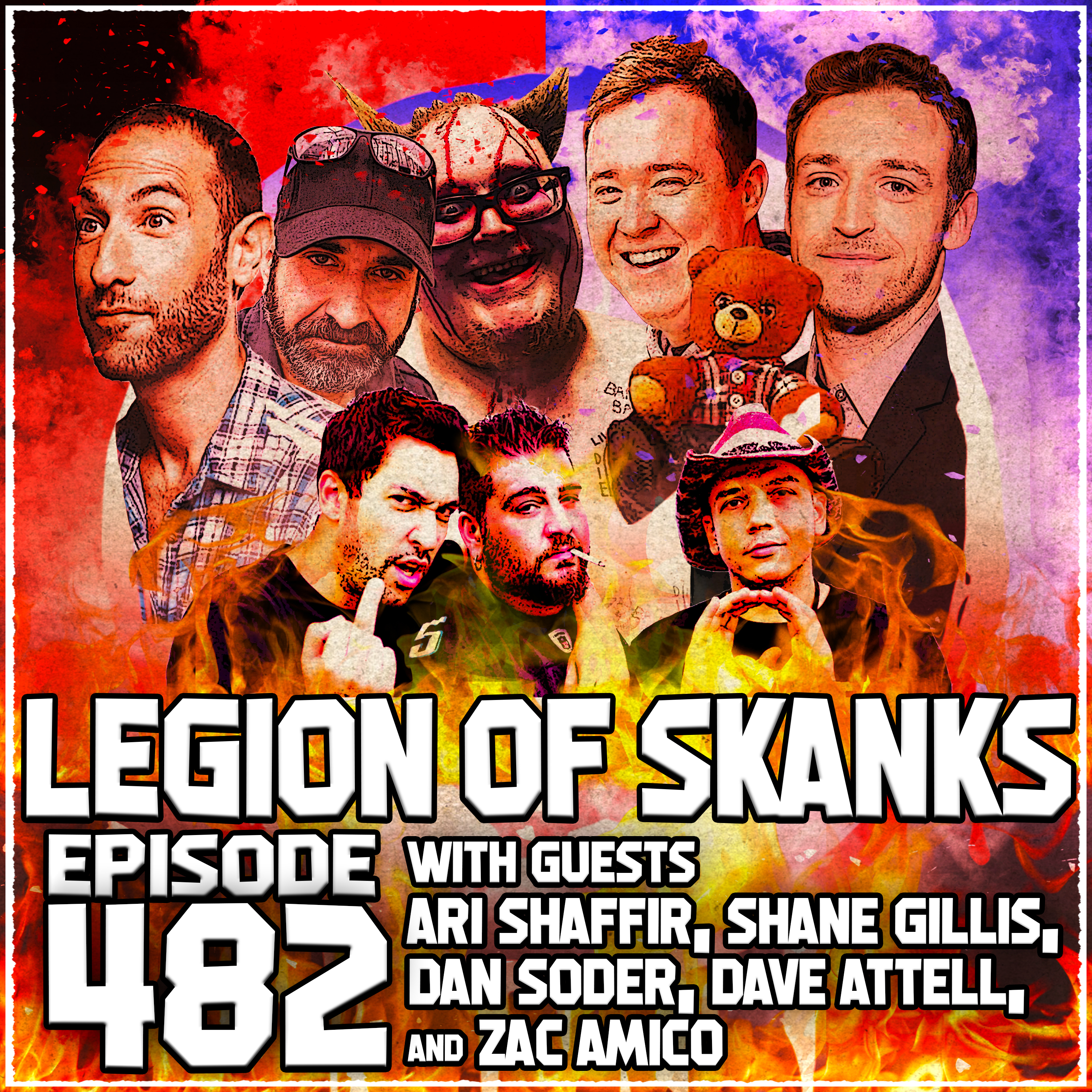 Episode #482 - Election Night - Ari Shaffir, Dave Attell, Dan Soder, Shane Gillis, and Zac Amico
