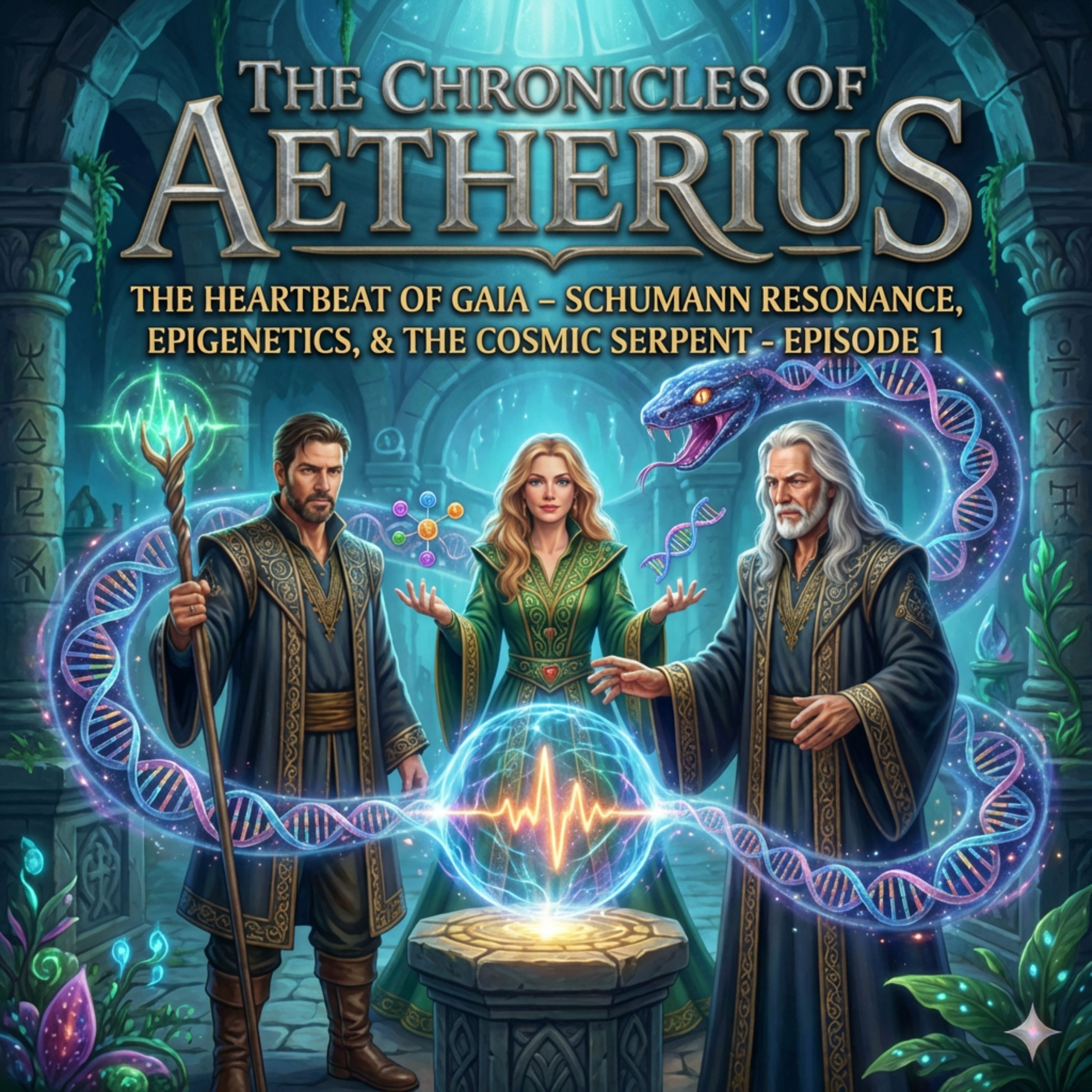 S3E1: S3E1: The Heartbeat of Gaia – Schumann Resonance, Epigenetics, & The Cosmic Serpent