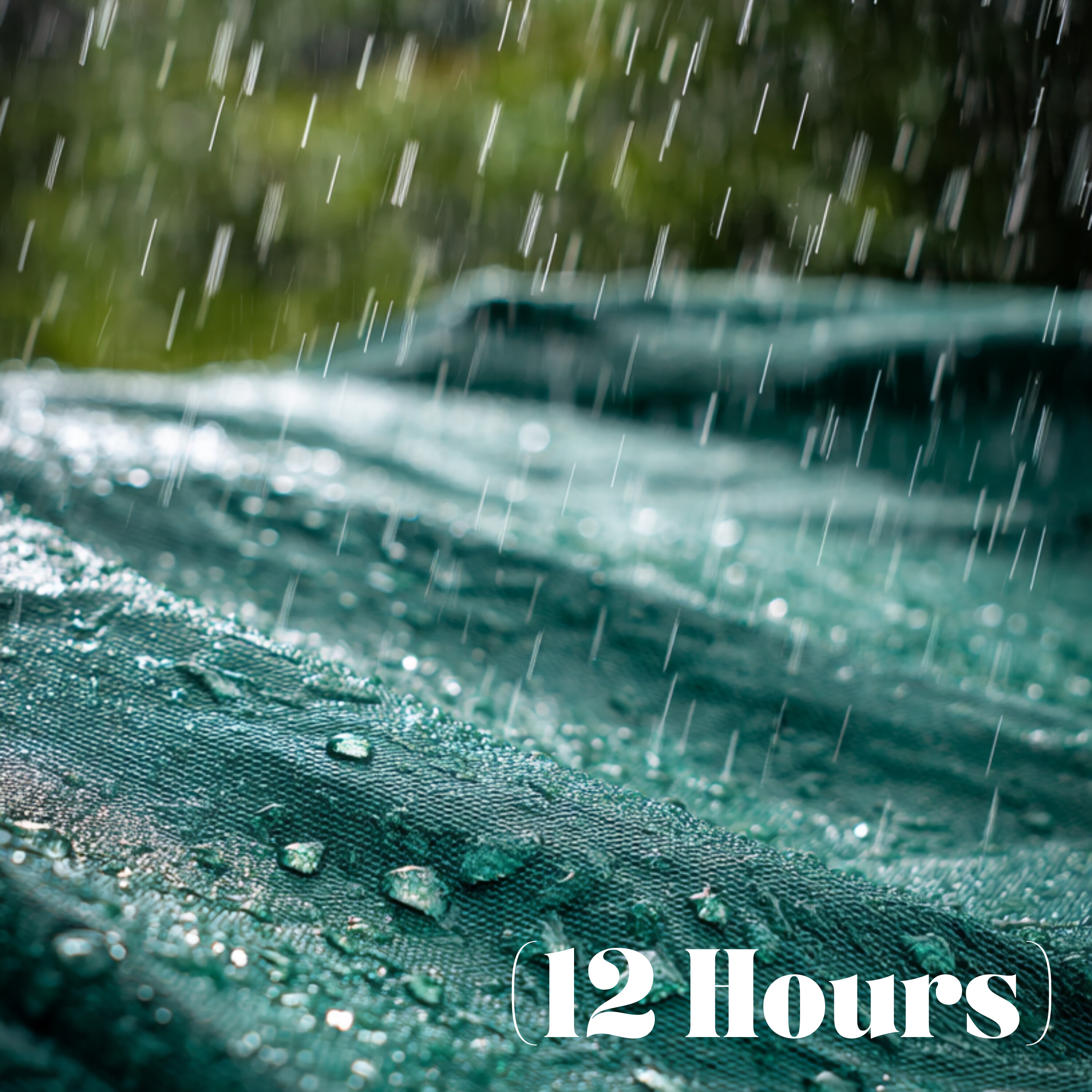 Rainforest Rain on Canvas Tent | Sleep Sound (12 Hours)