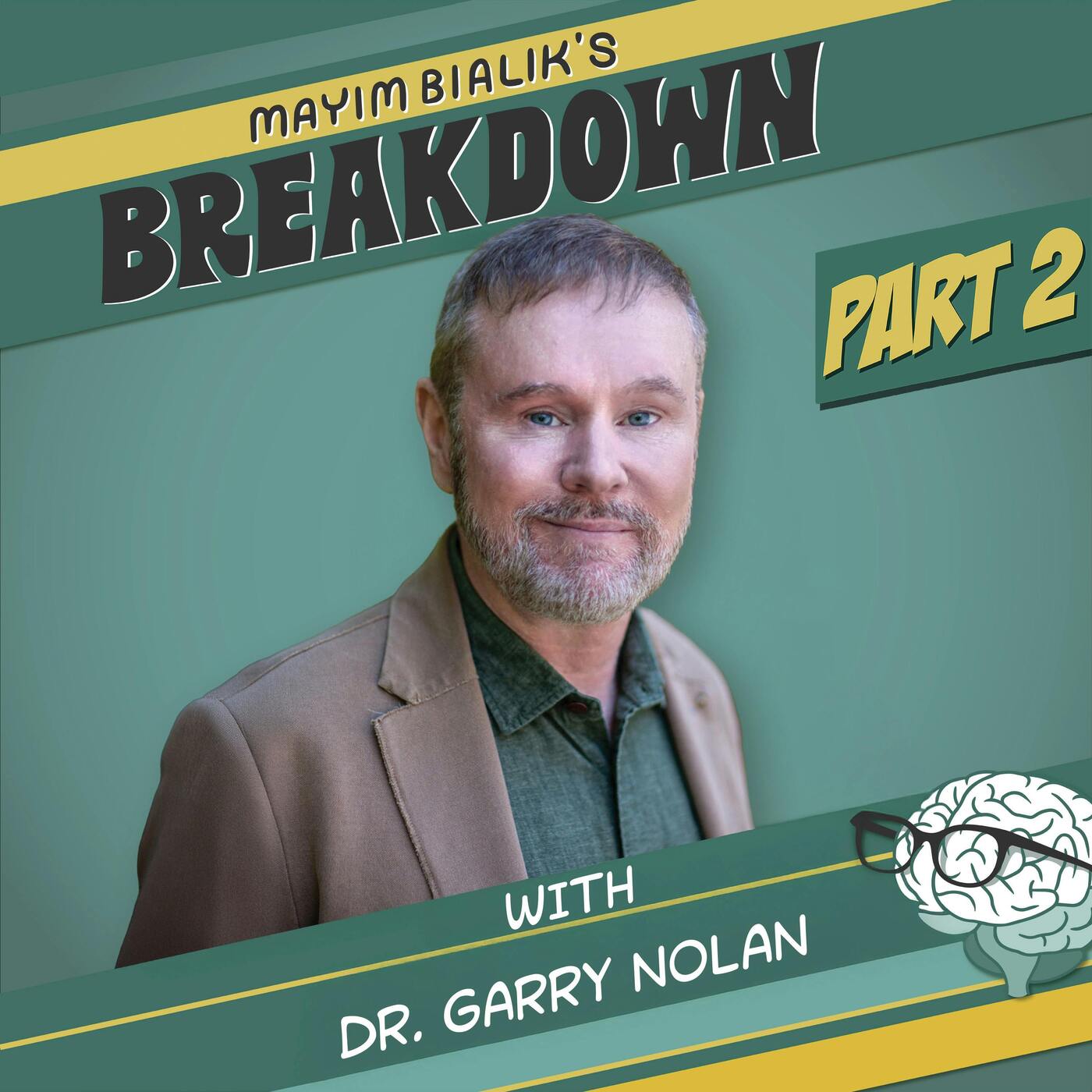 Part Two: Mysterious CIA Medical Cases: Stanford Professor Garry Nolan on UAP Contact, Energy Weapons, Havana Syndrome, and How Alien Life Might Really Look — Mayim Bialik's Breakdown cover